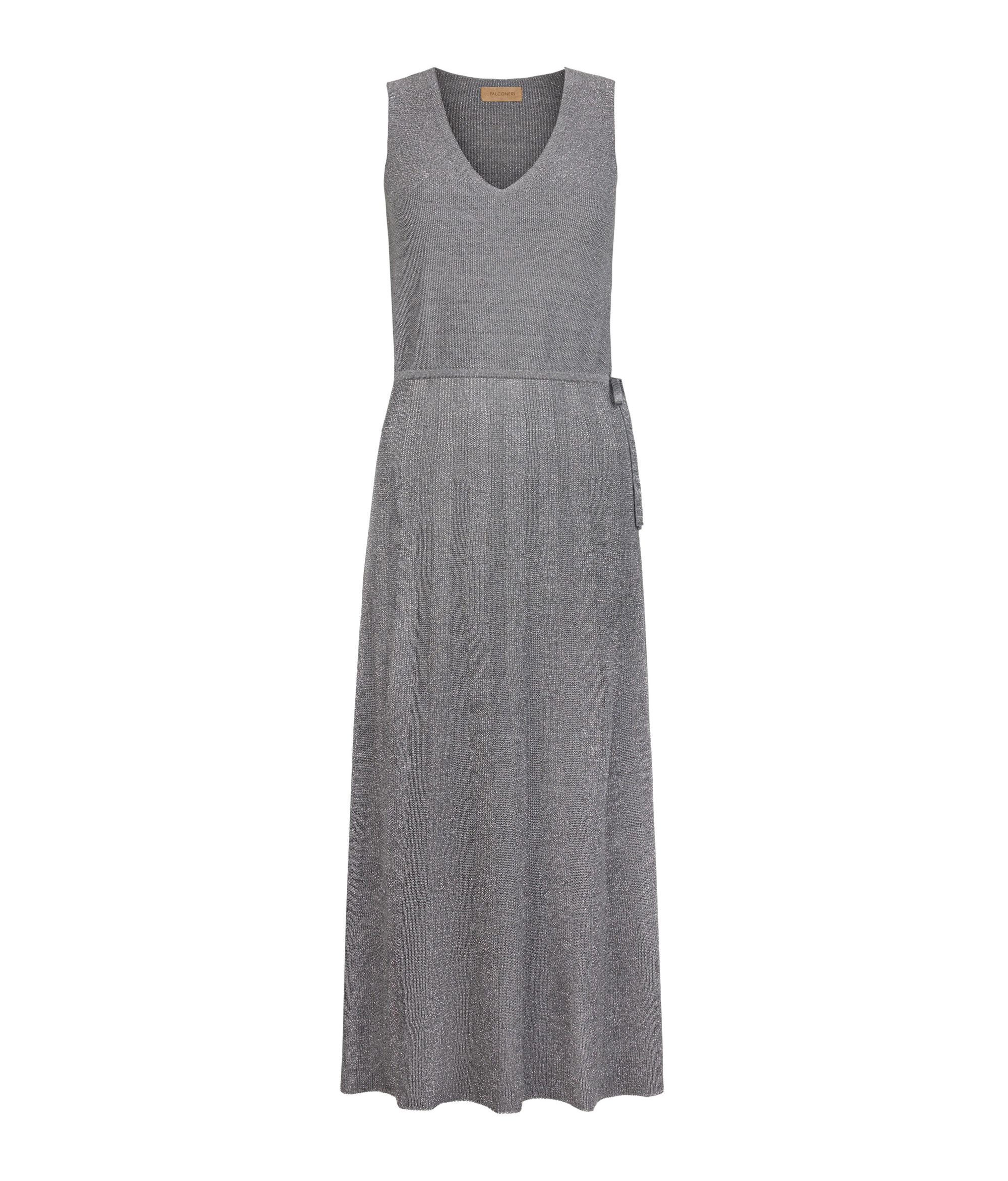 Lamè Ribbed Dress_9238