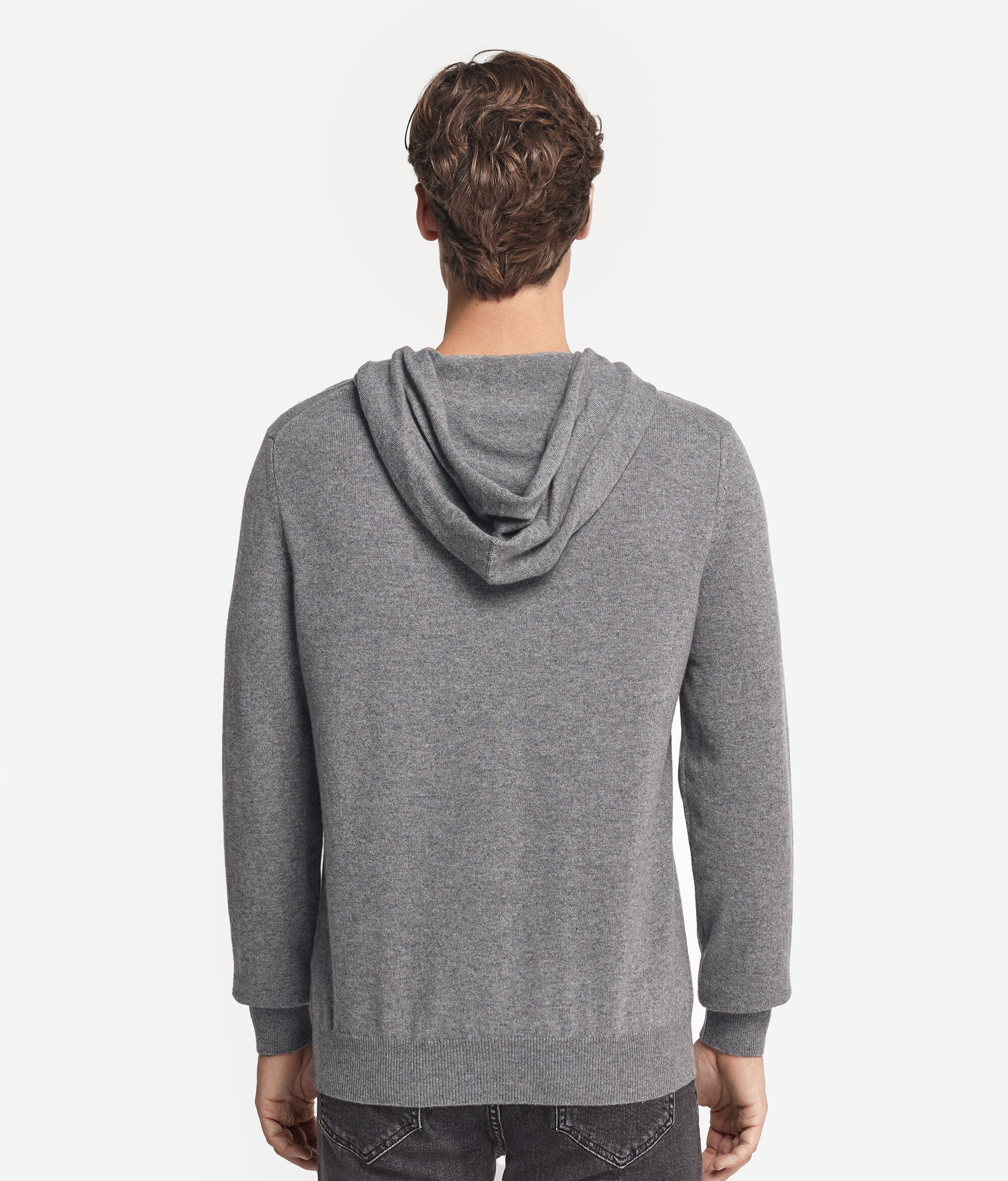 Sweatshirt à capuche homme en cachemire ultra-doux