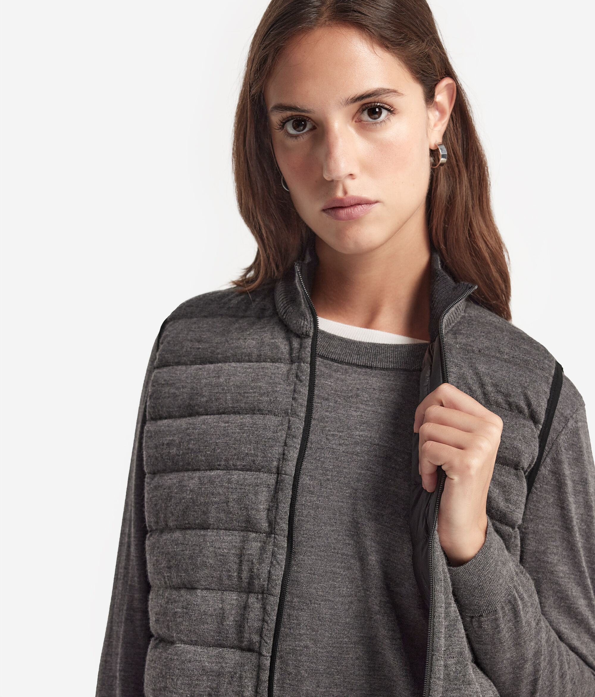 Two-Tone Down Gilet
