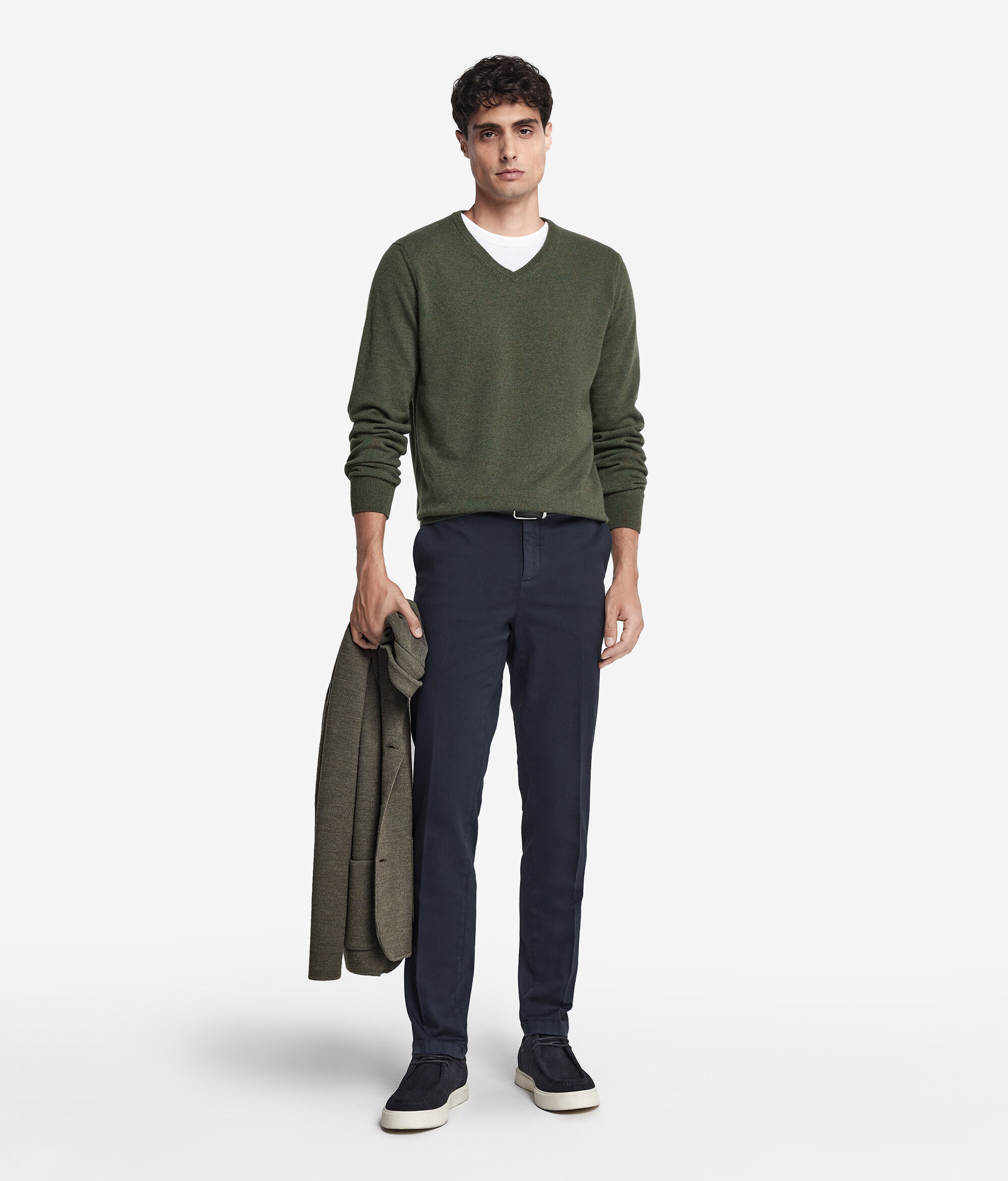 ウルトラソフトカシミヤ Vネック セーター