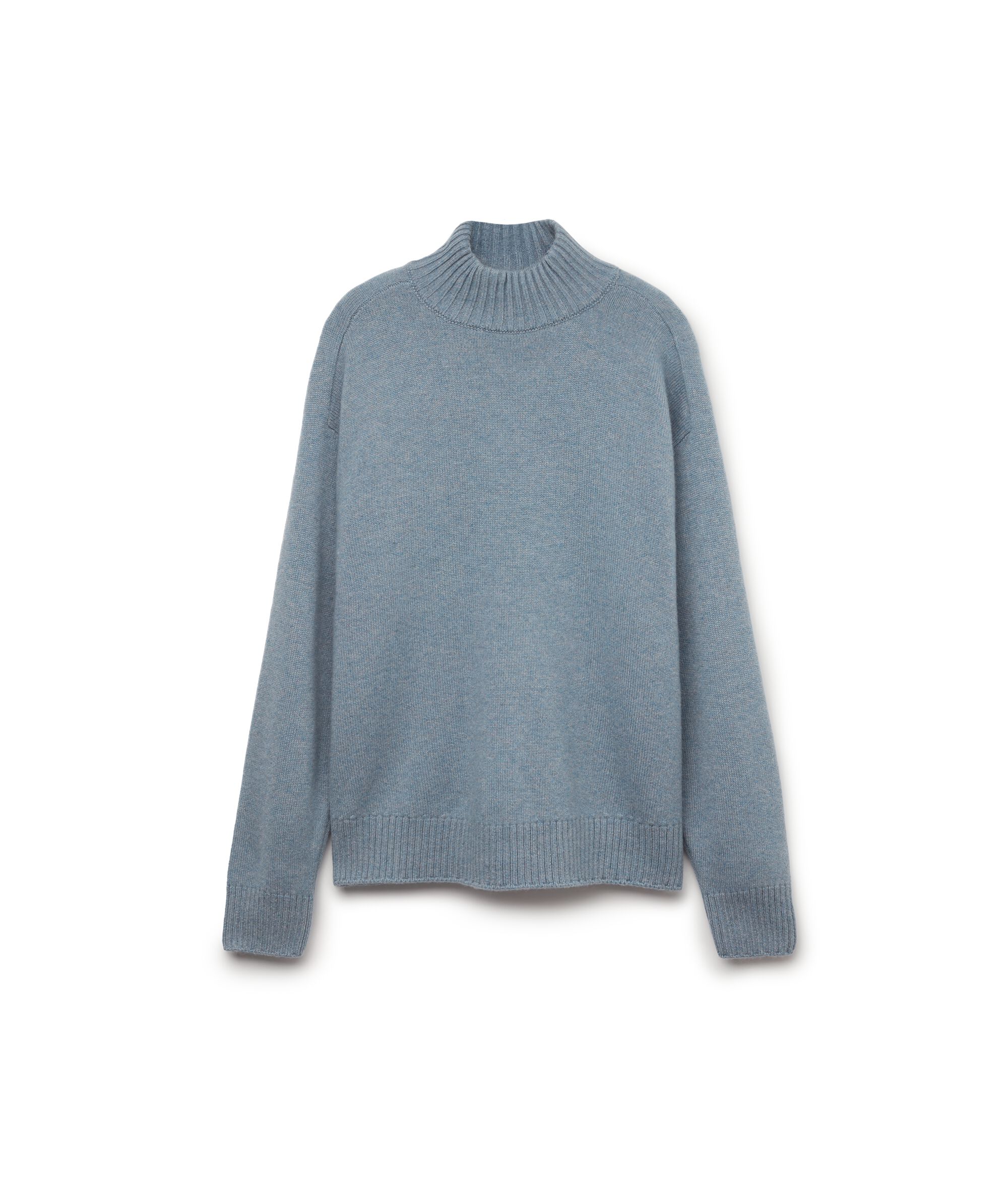 Lupetto con Spalla Martello in Cashmere Ultrasoft