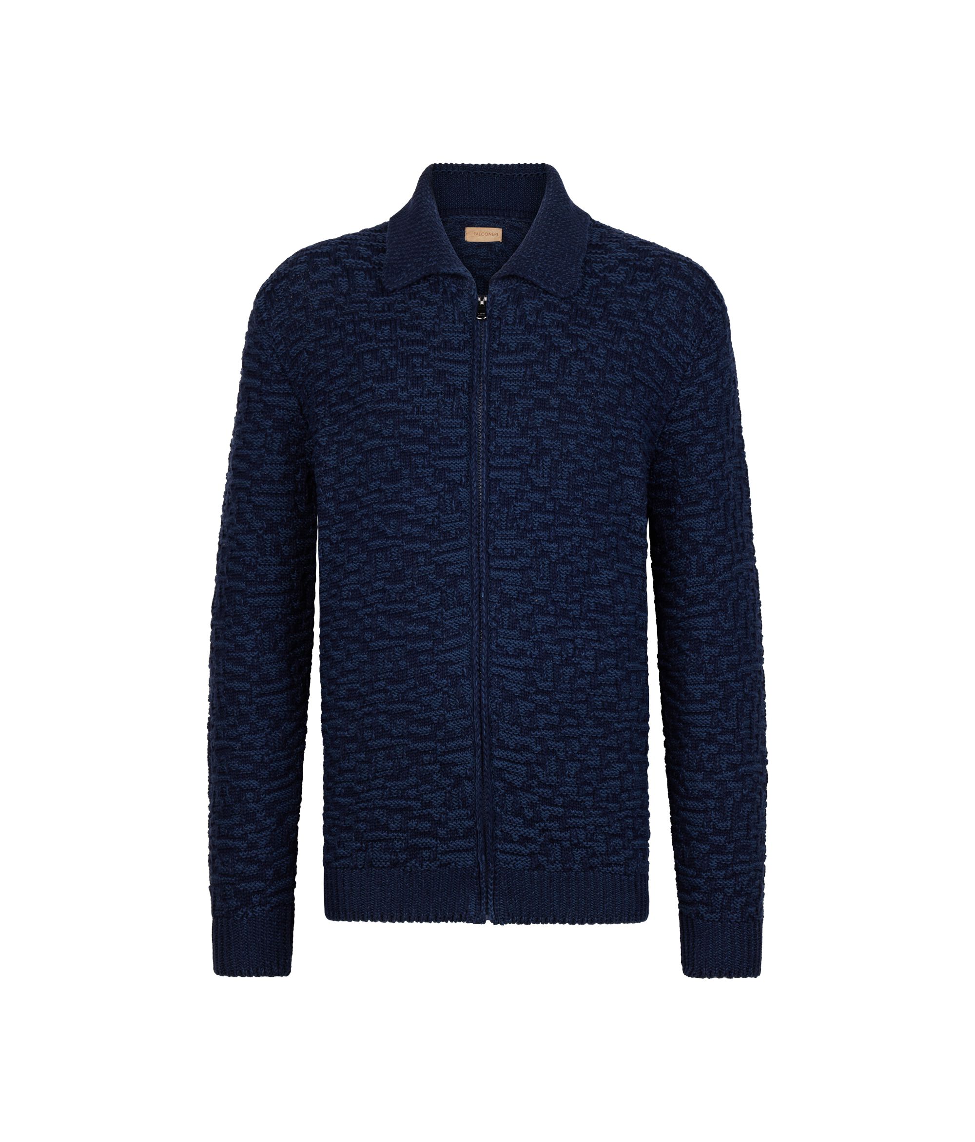 Knitted Jacket with Zip