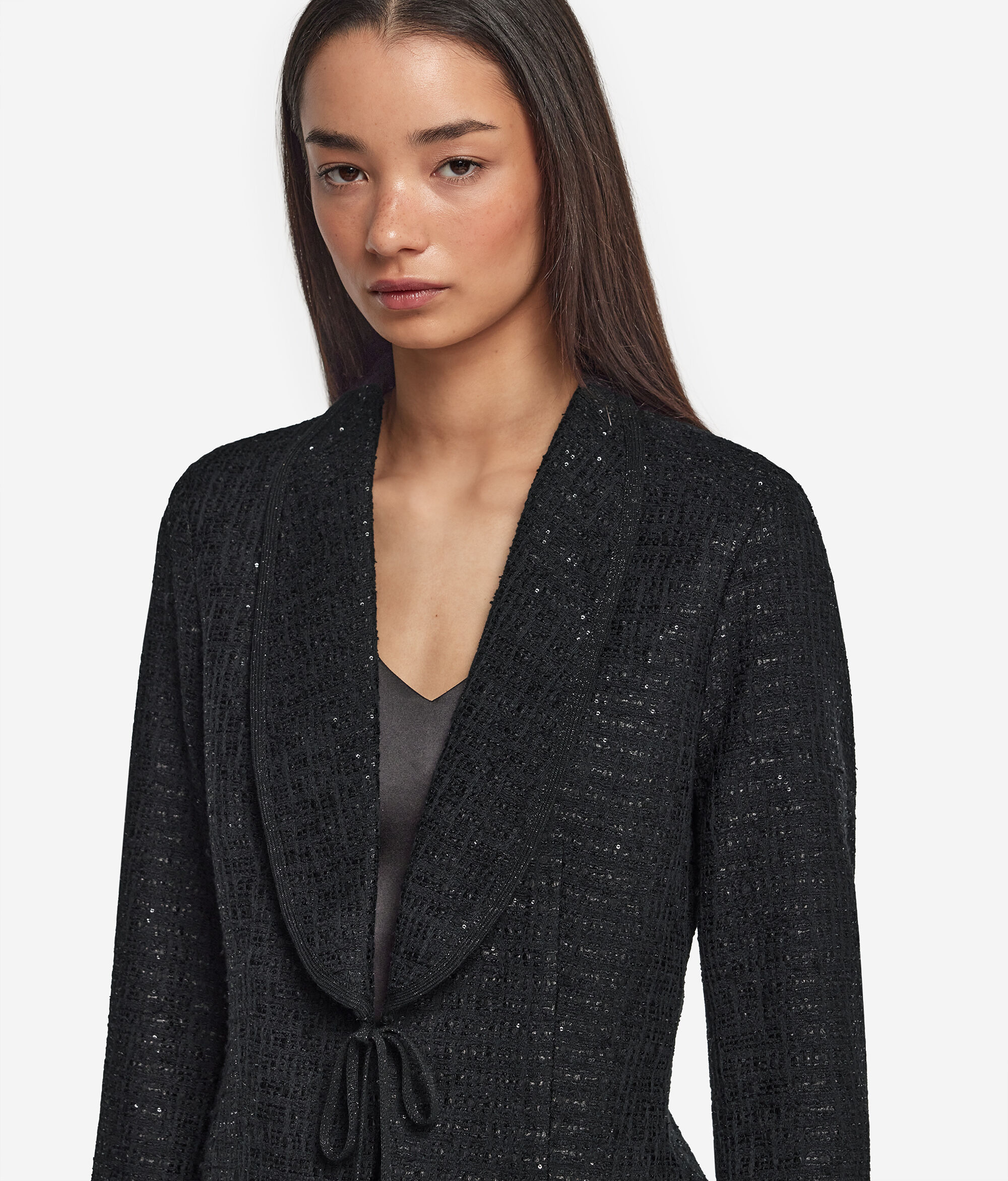 Sequined Bouclé Jacket