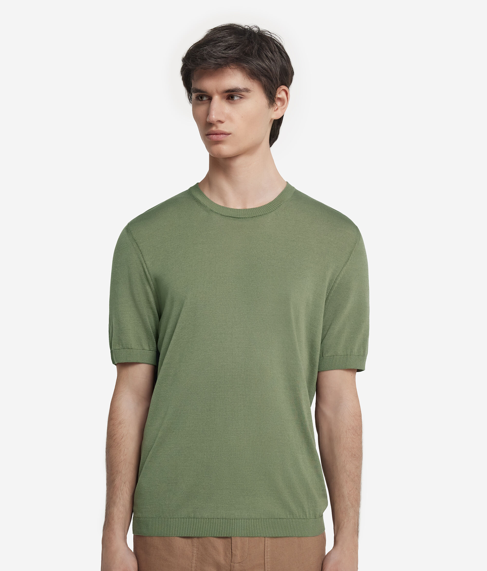 Κοντομάνικο T-Shirt από Silk Cotton