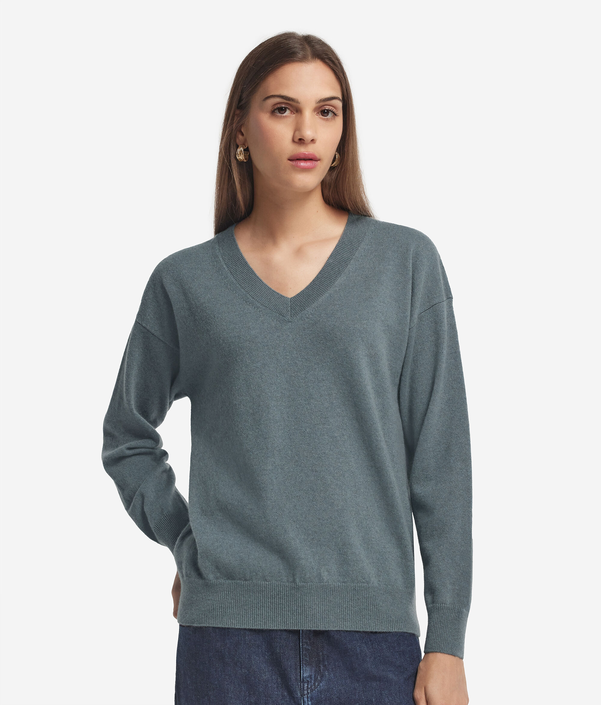 Ultrasoft Cashmere V-Neck Jumper