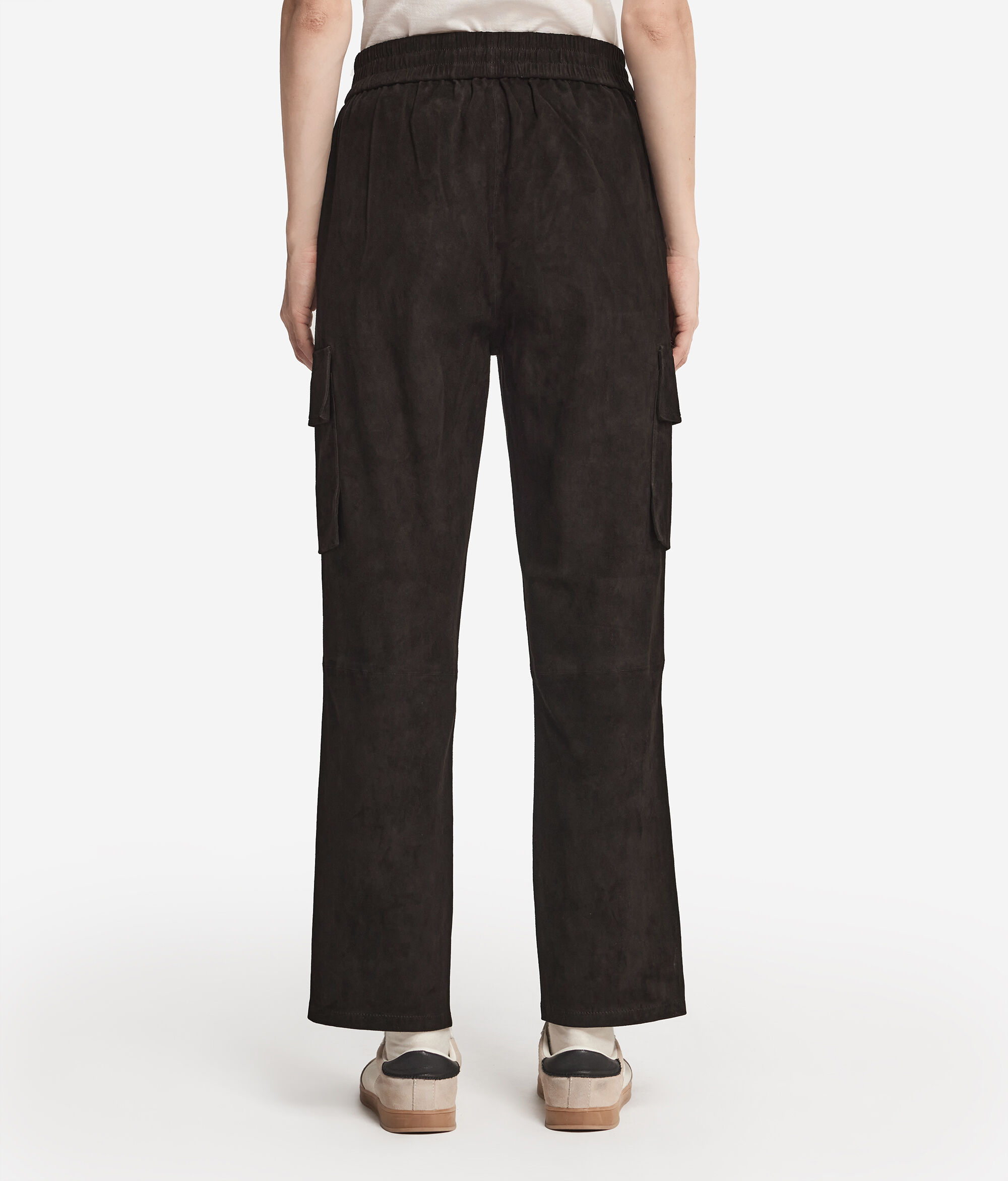Suede Cargo Pants