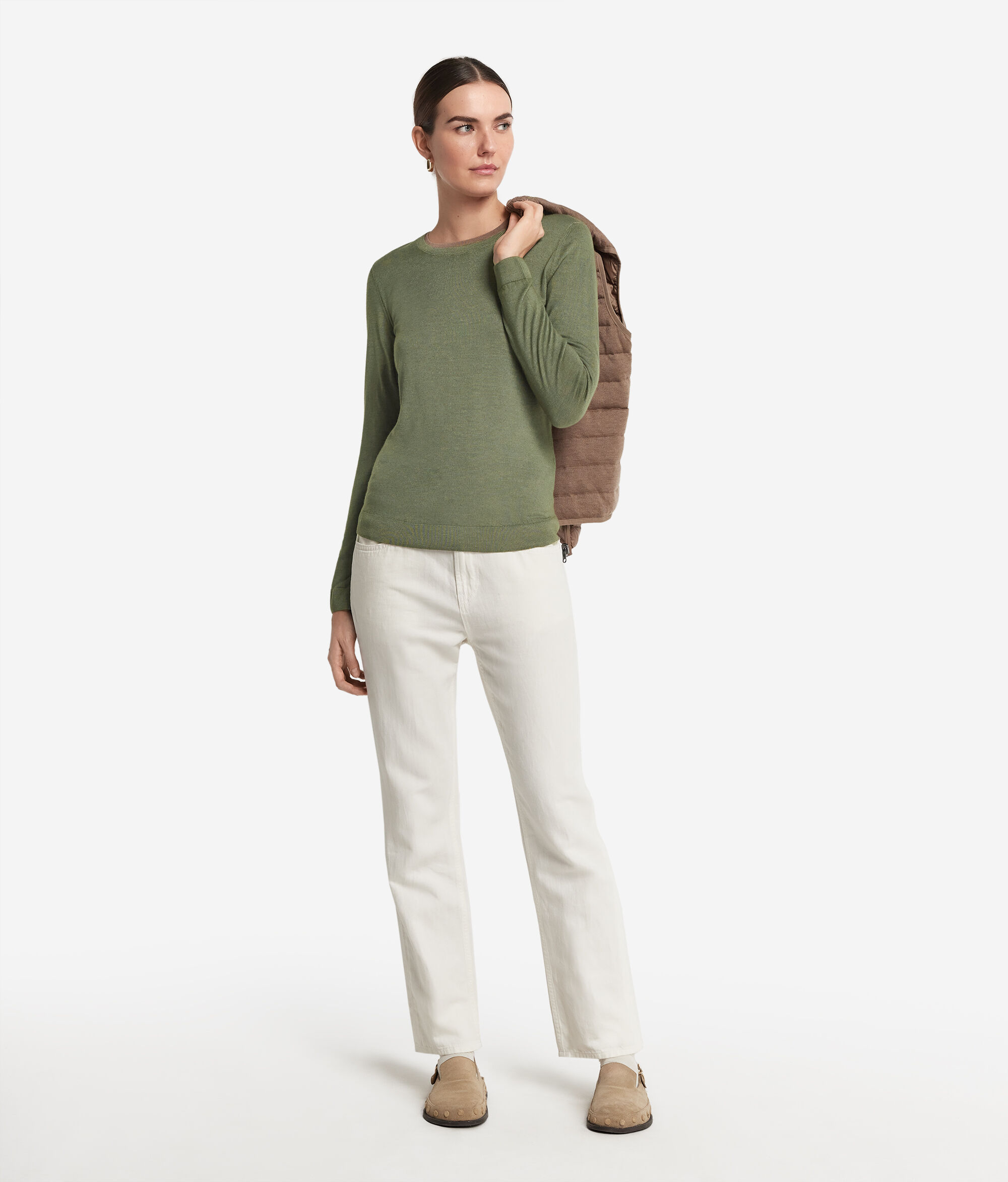 Round-Neck Ultrafine Cashmere Jumper