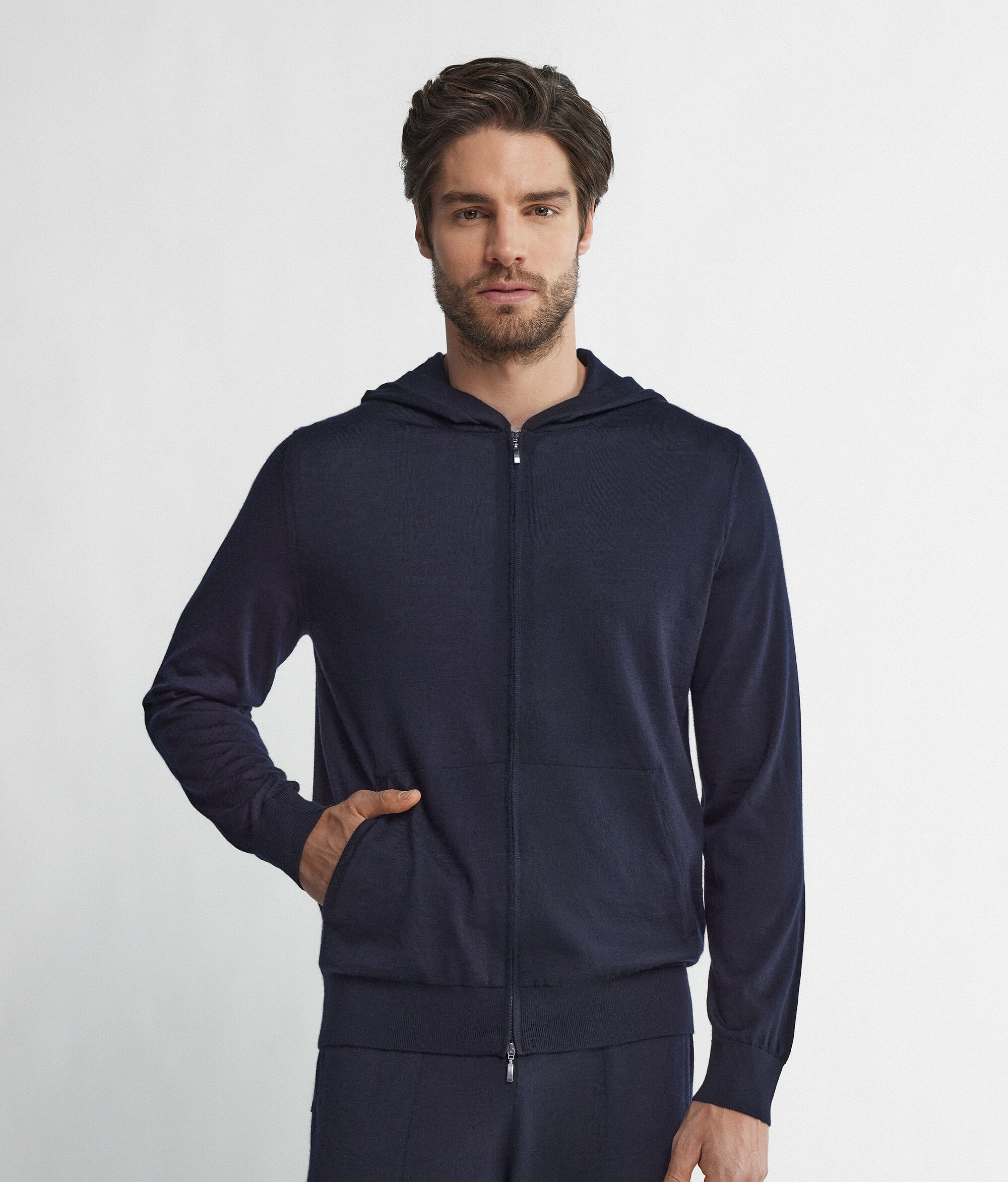 Sudadera con capucha de cashmere ultrafine