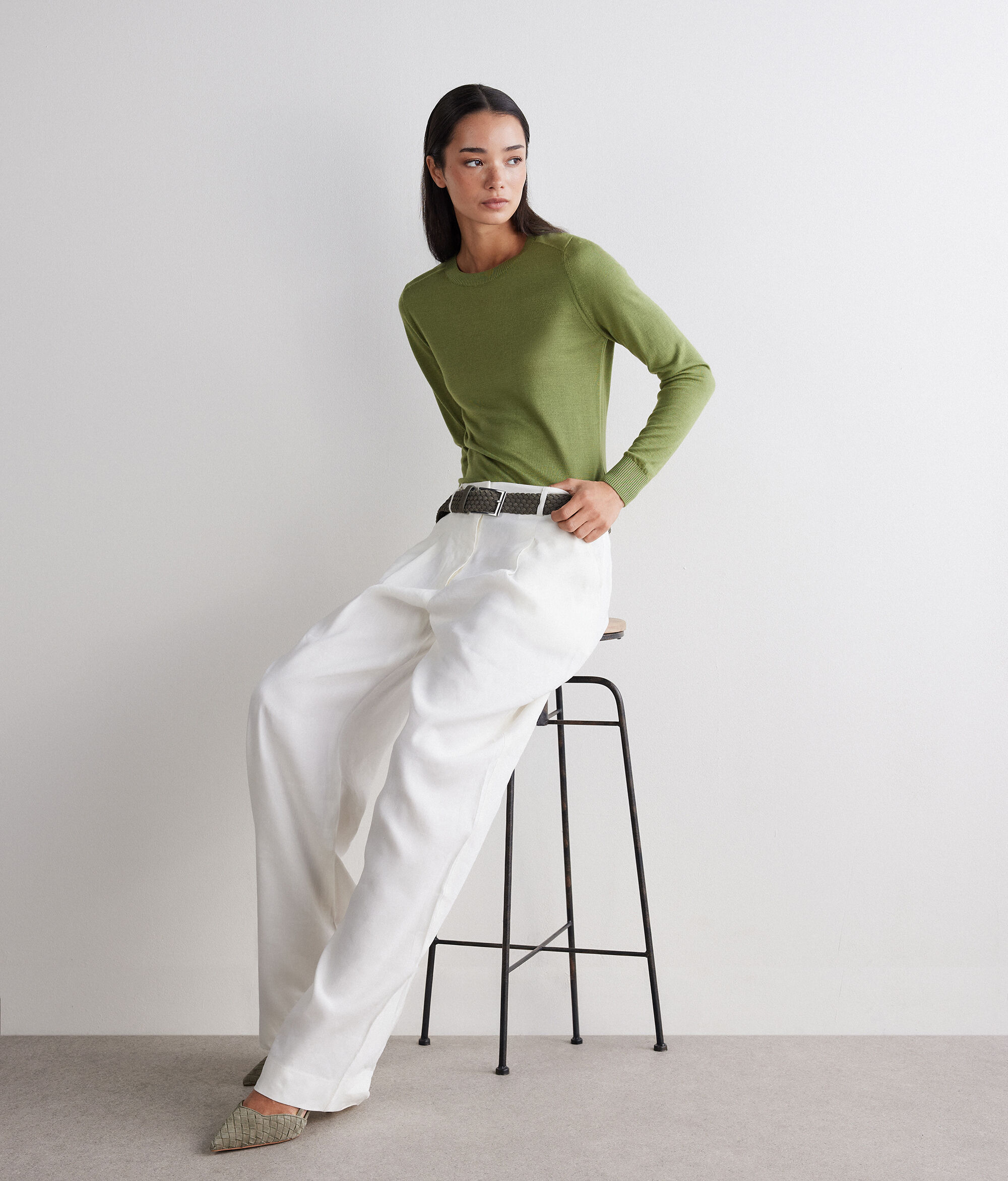 Jersey cuello redondo Silkfine Cashmere