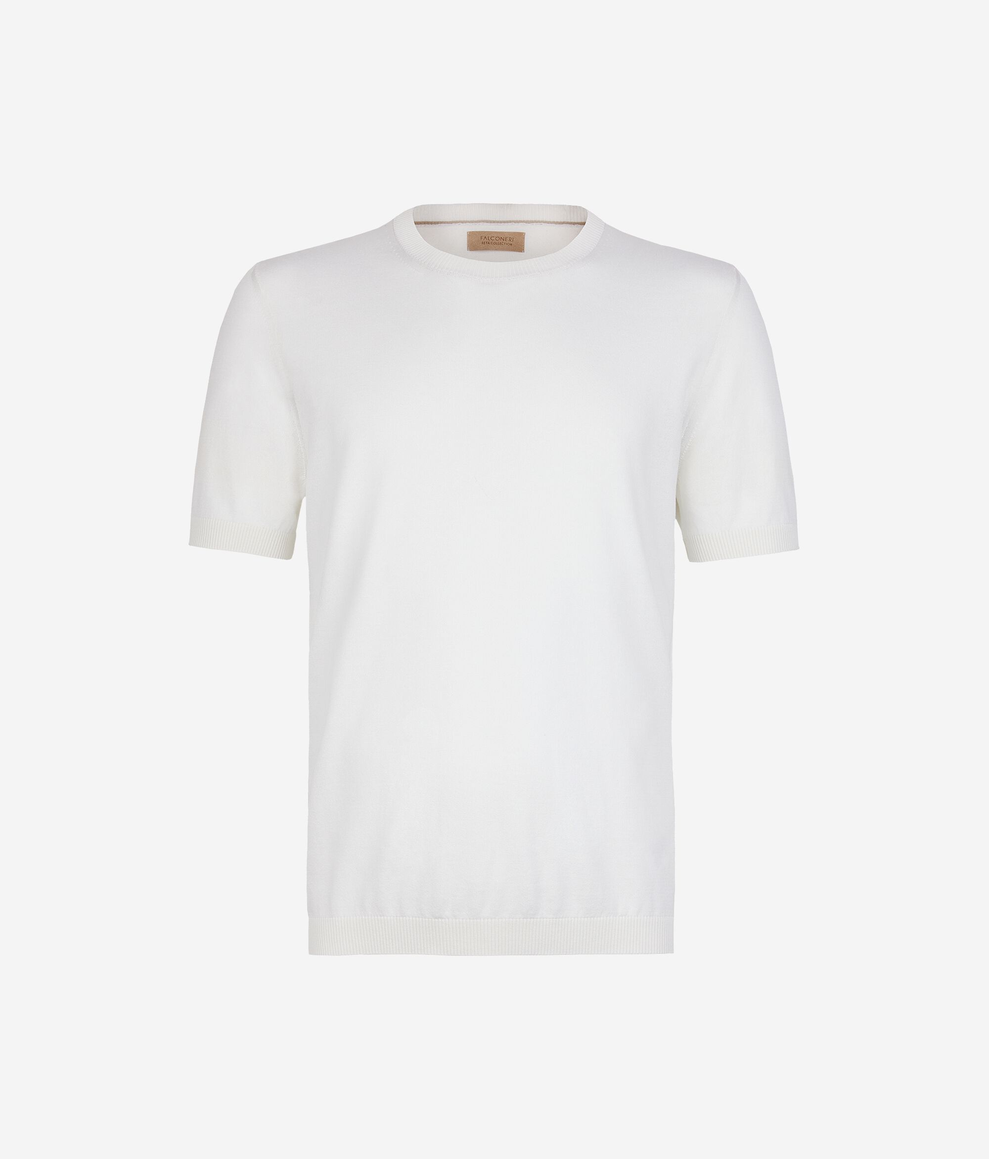 T-Shirt aus Baumwolle und Seide
