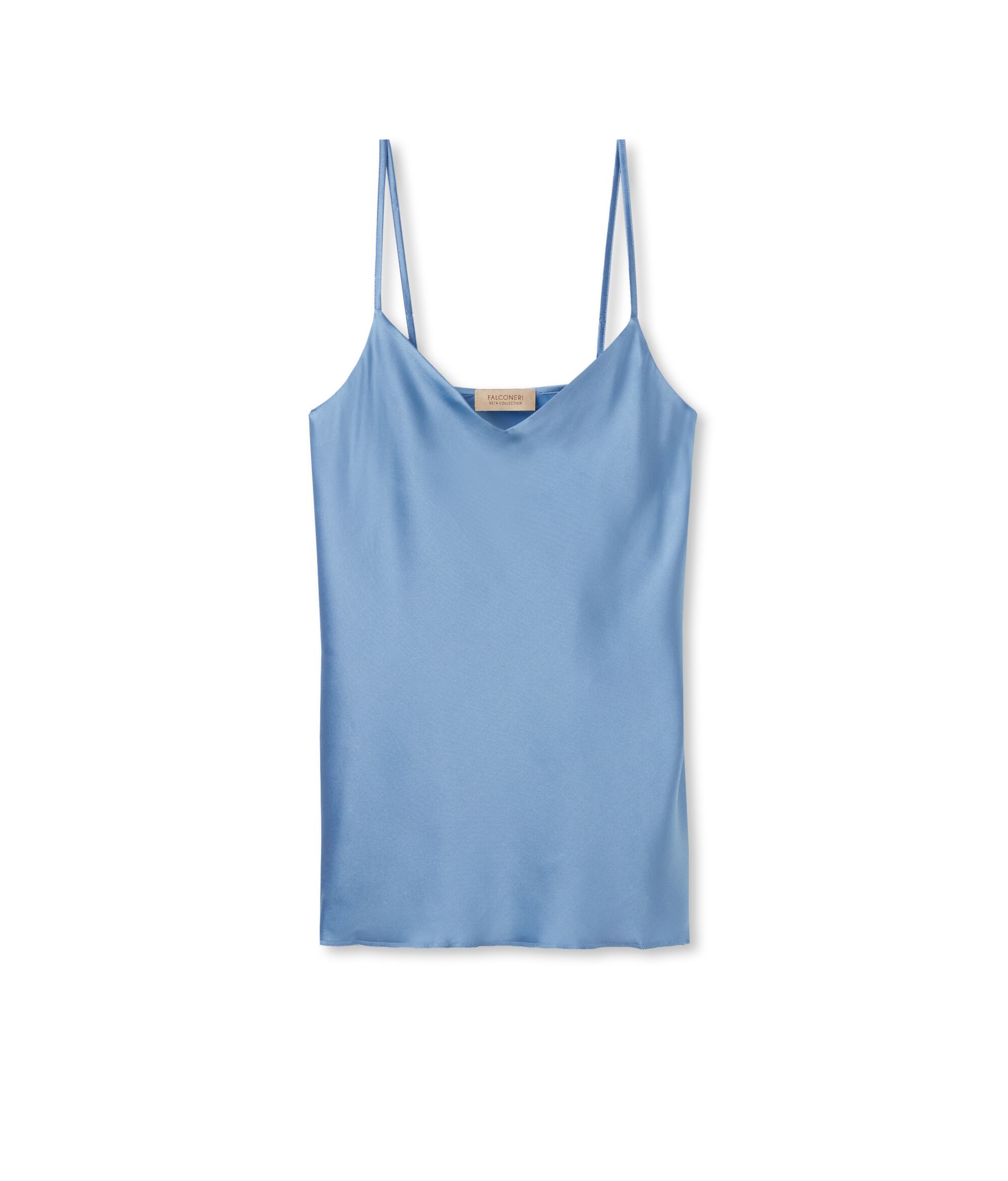Silk Satin Camisole with Spaghetti Straps
