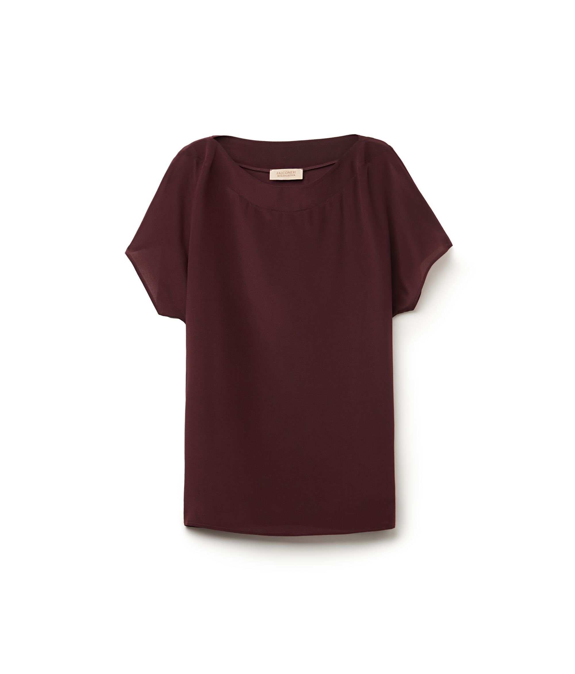 Silk and Modal Boat-Neck T-Shirt