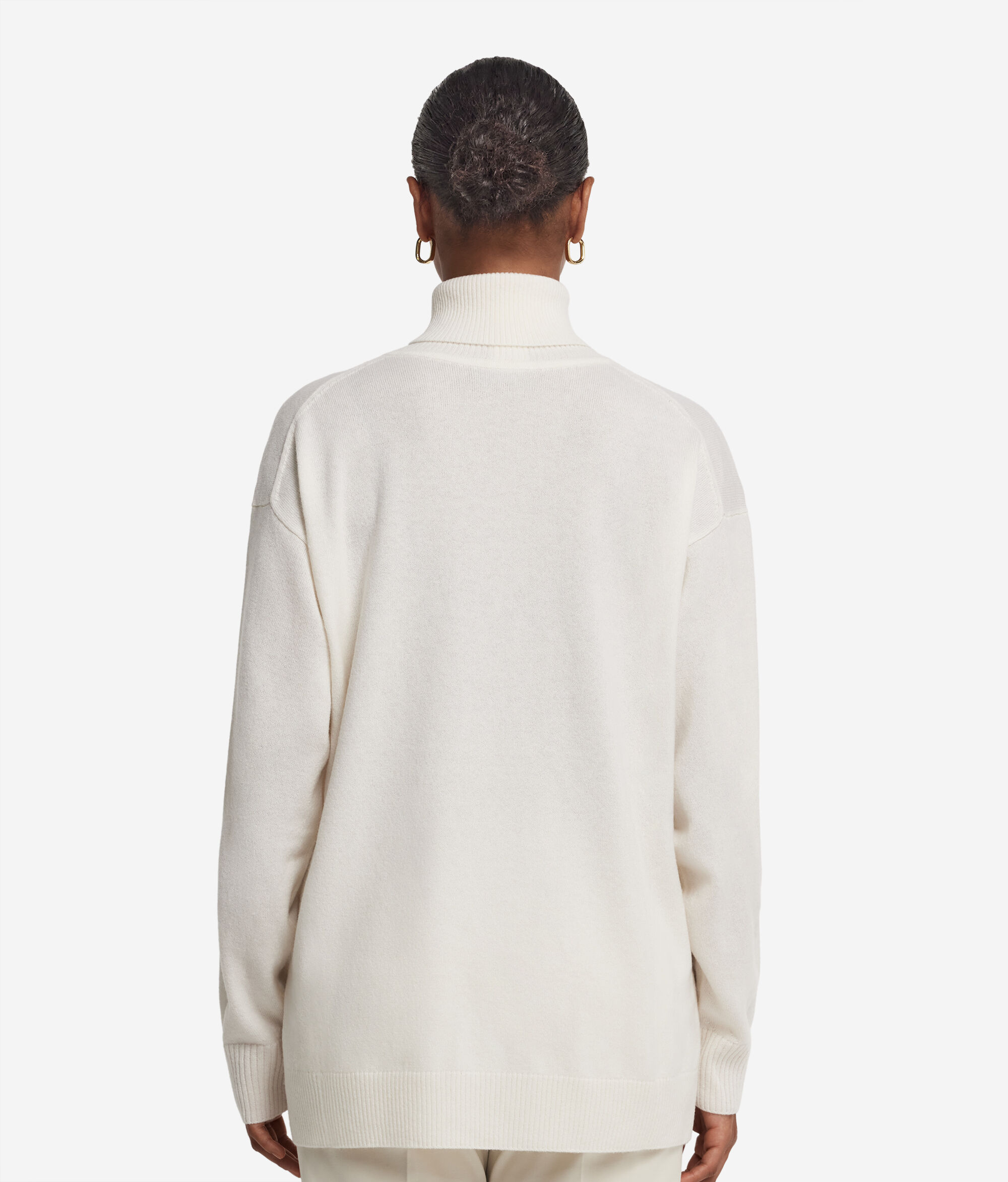 Ultrasoft Cashmere Turtleneck with Slits