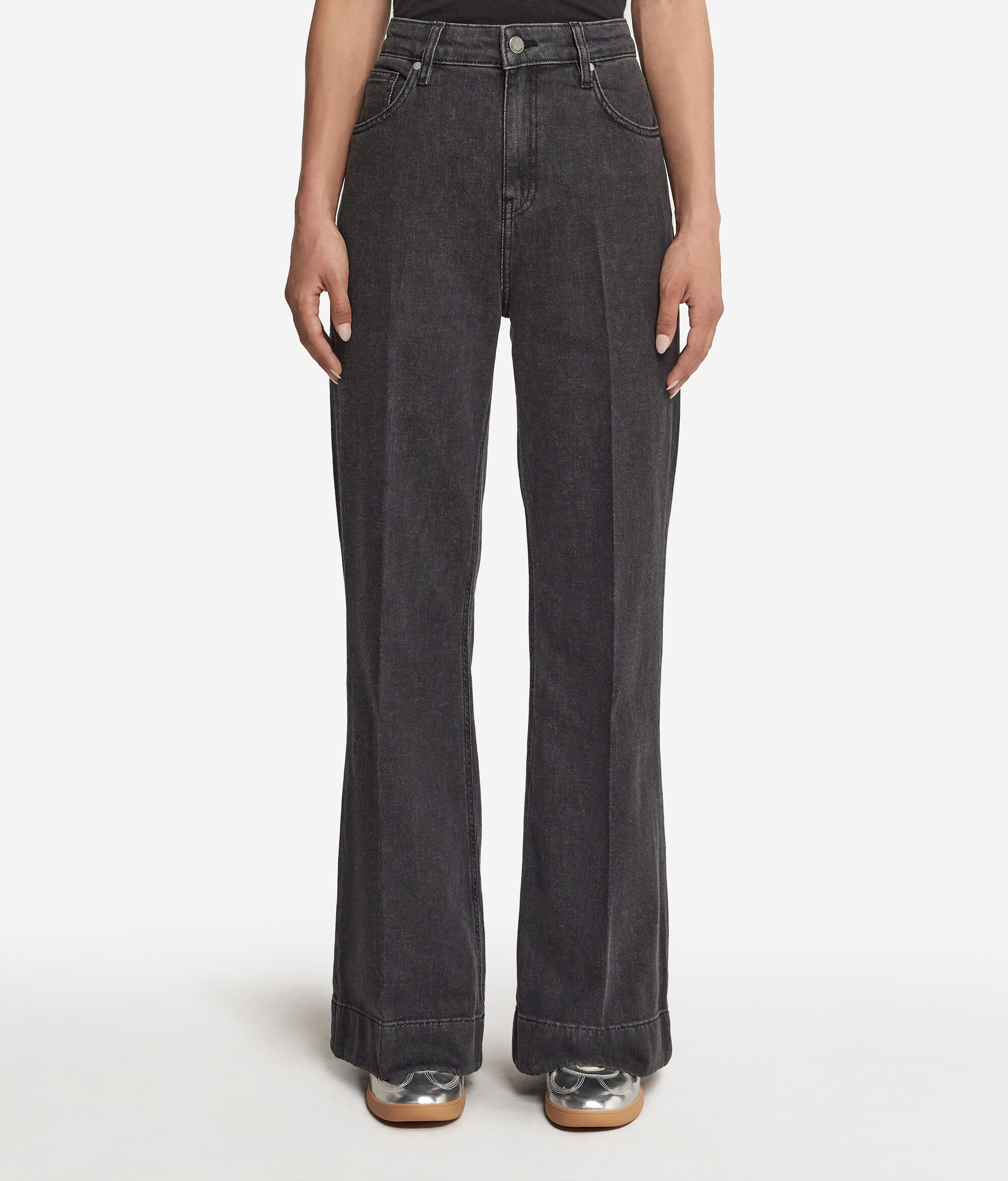 Cashmere Denim Flared Pants