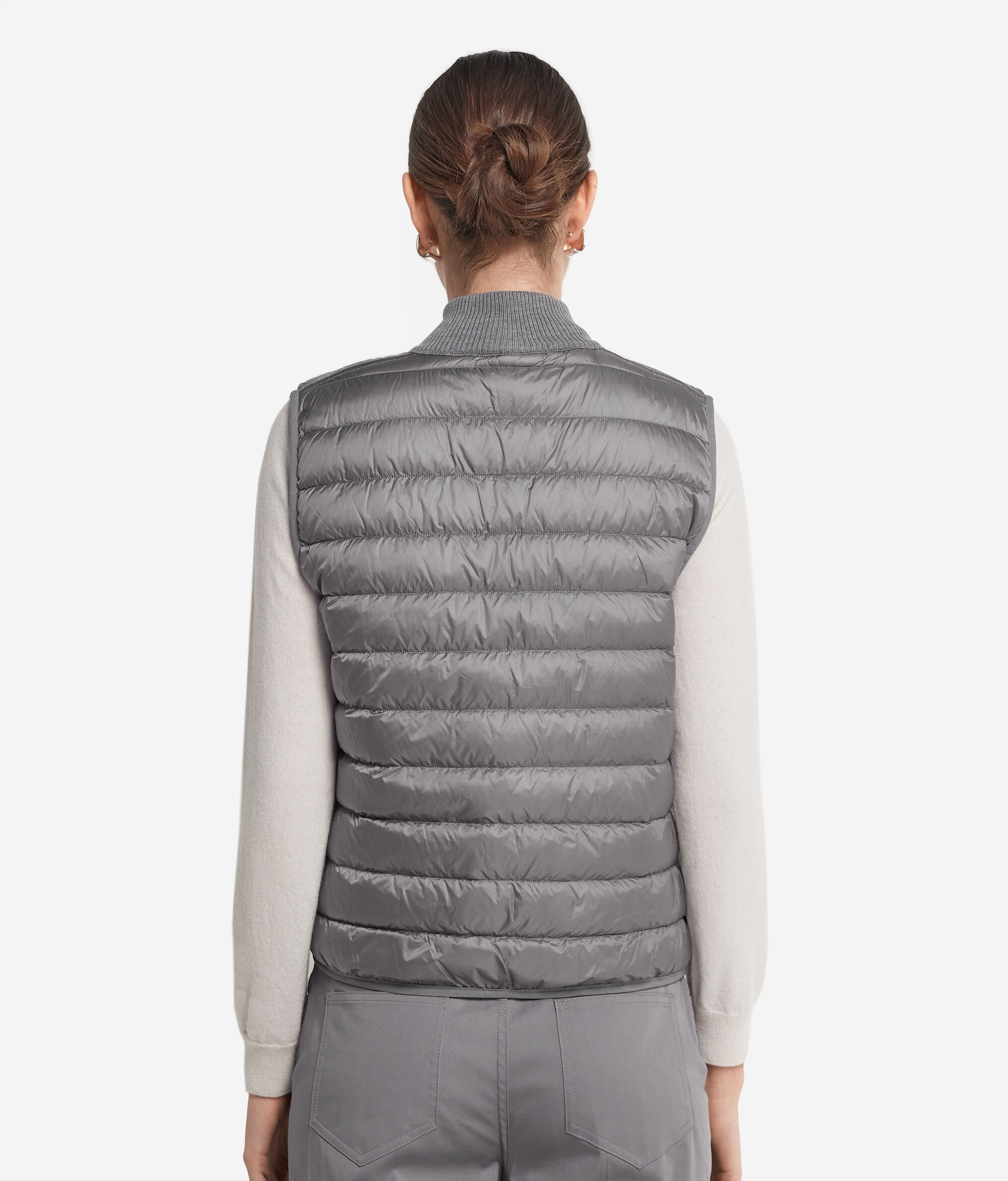 Reversible Cashmere Down Gilet