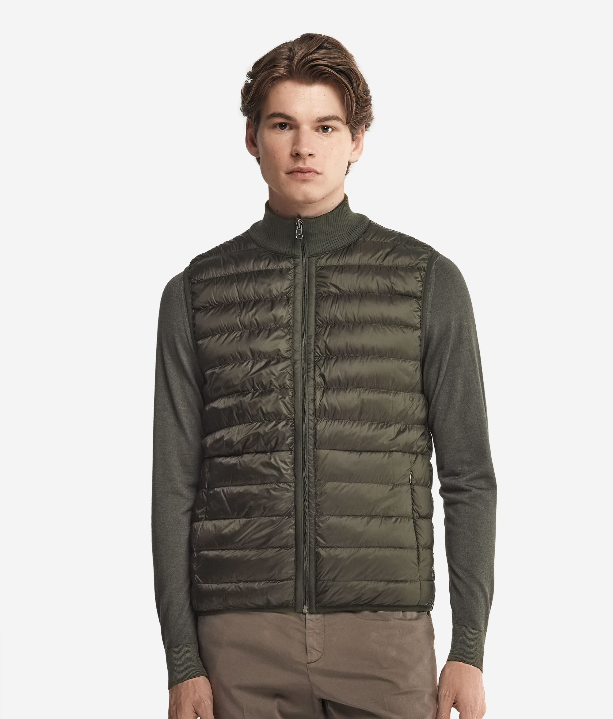 Reversible Cashmere Down Gilet