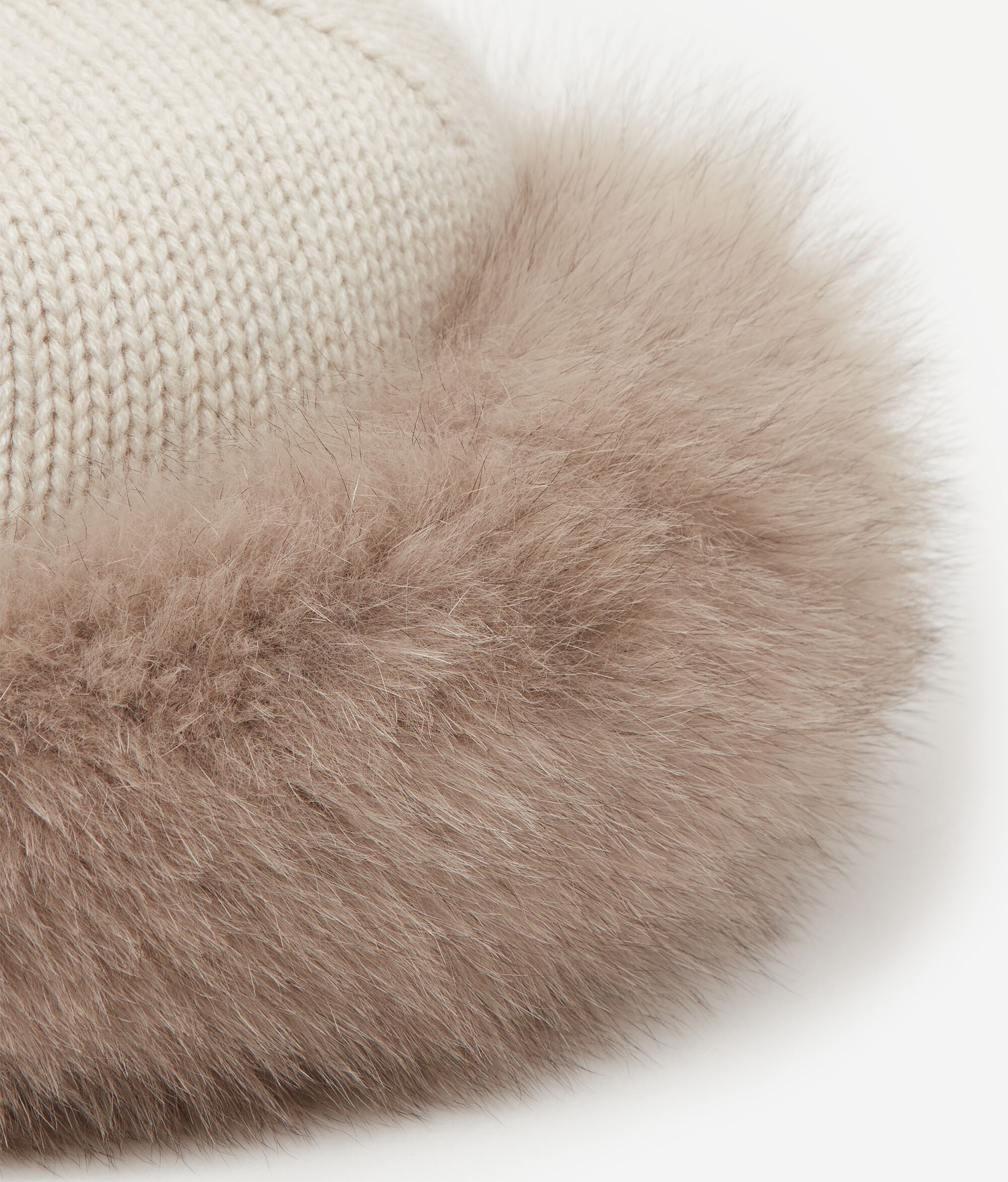 Cashmere and Fur Cossack Hat