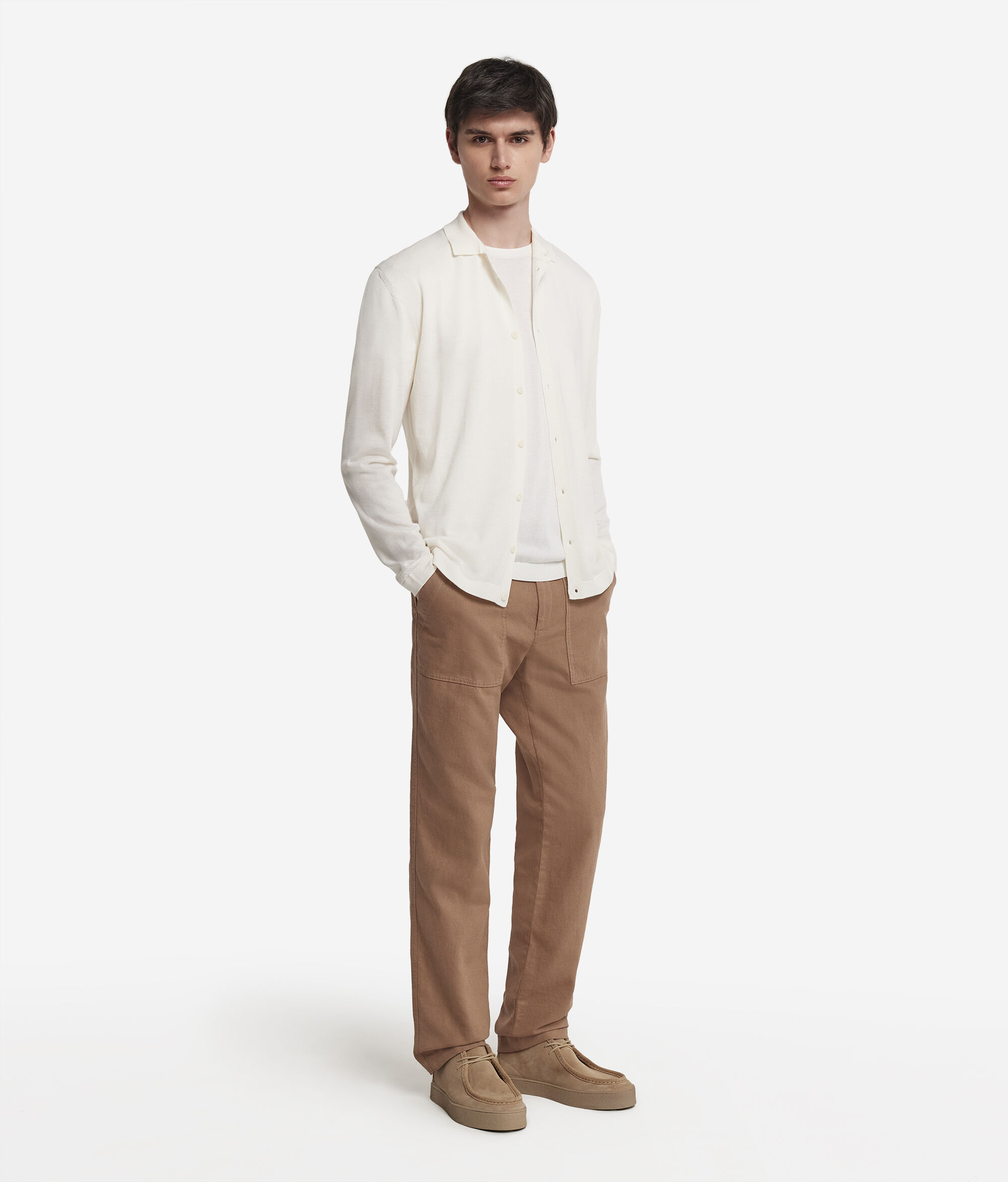Πλεκτό Πουκάμισο από Ultrafine Cashmere