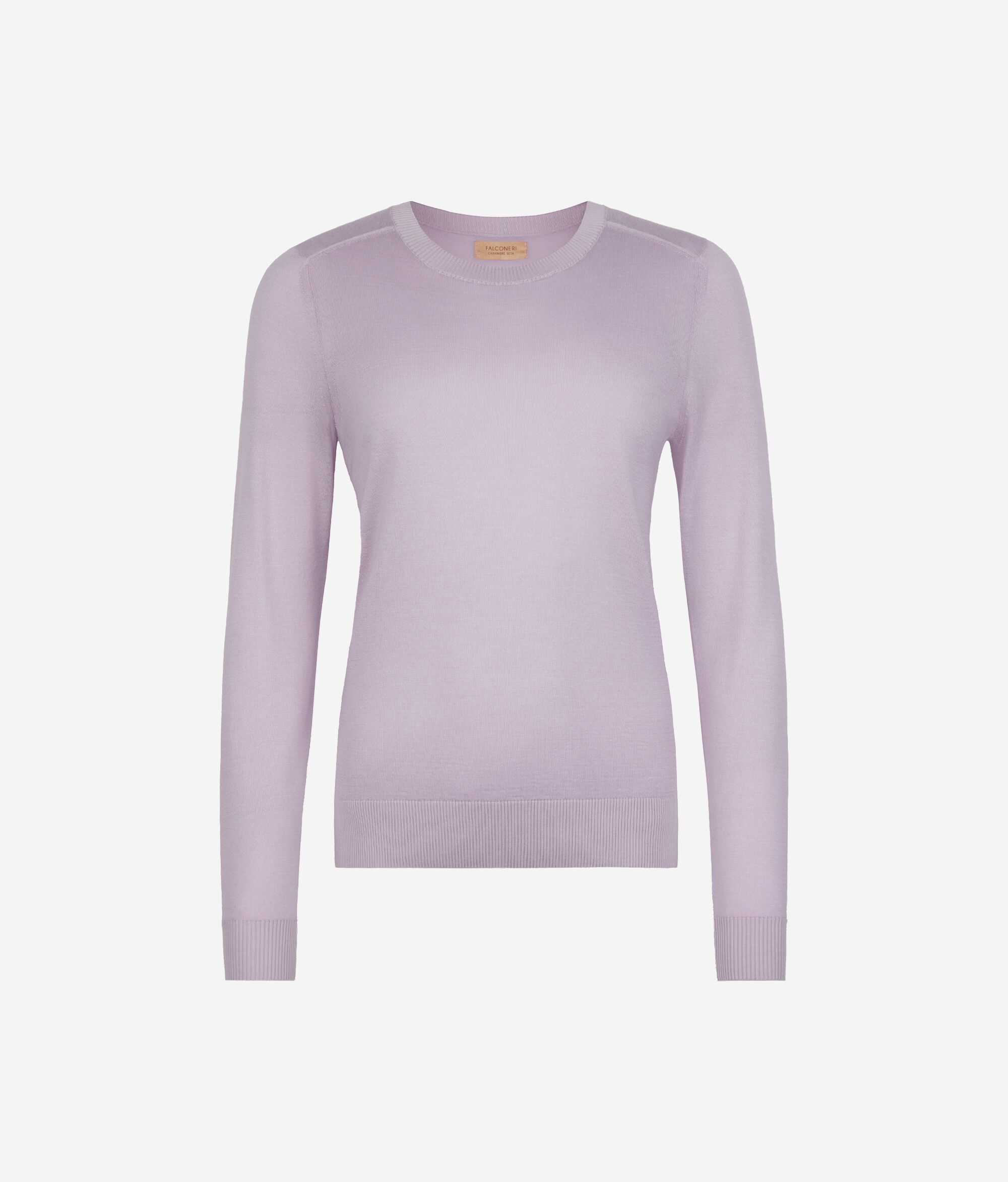 Rundhalspullover aus Silkfine