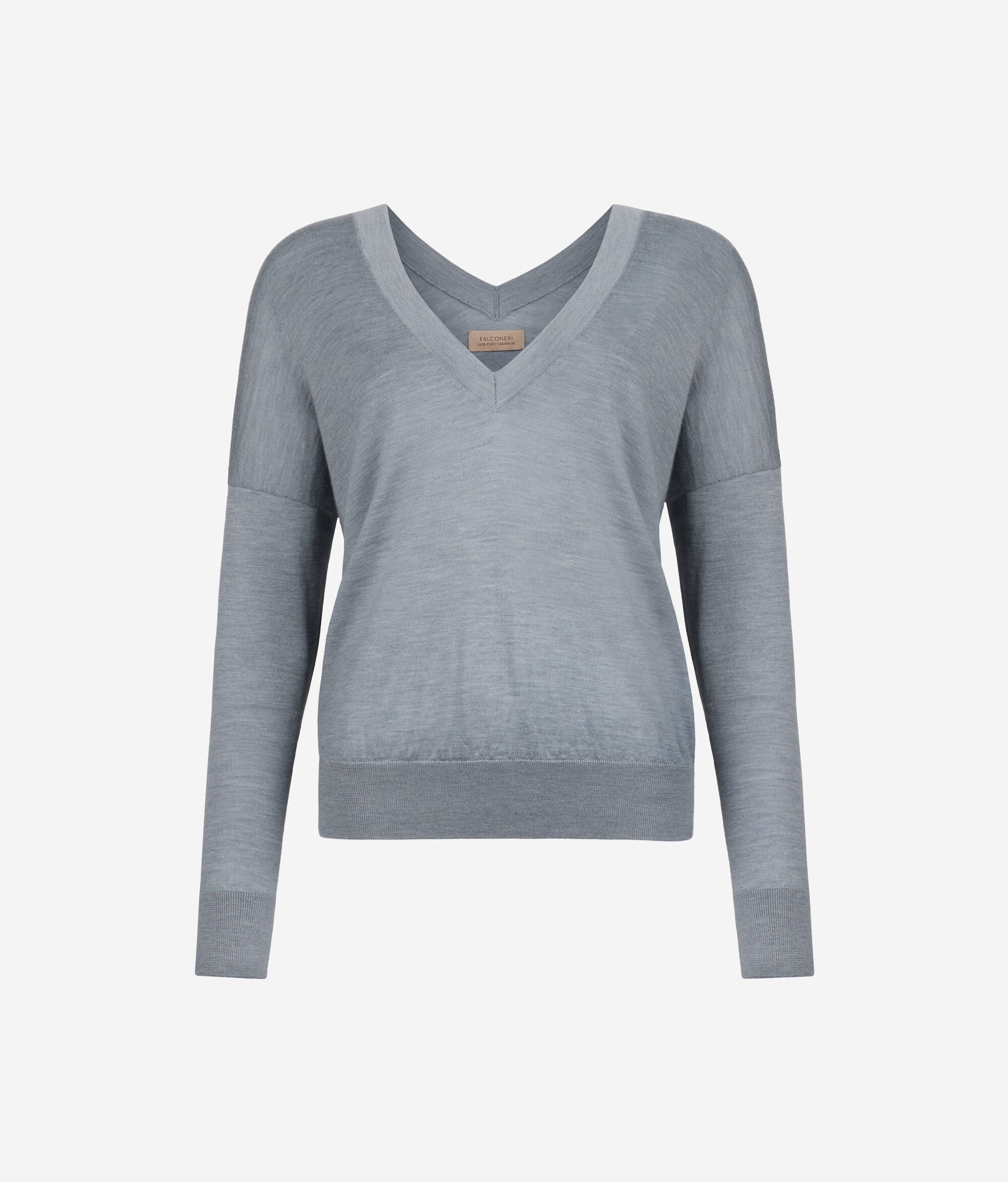 Pullover mit doppeltem V-Ausschnitt aus Kaschmir Ultrafine