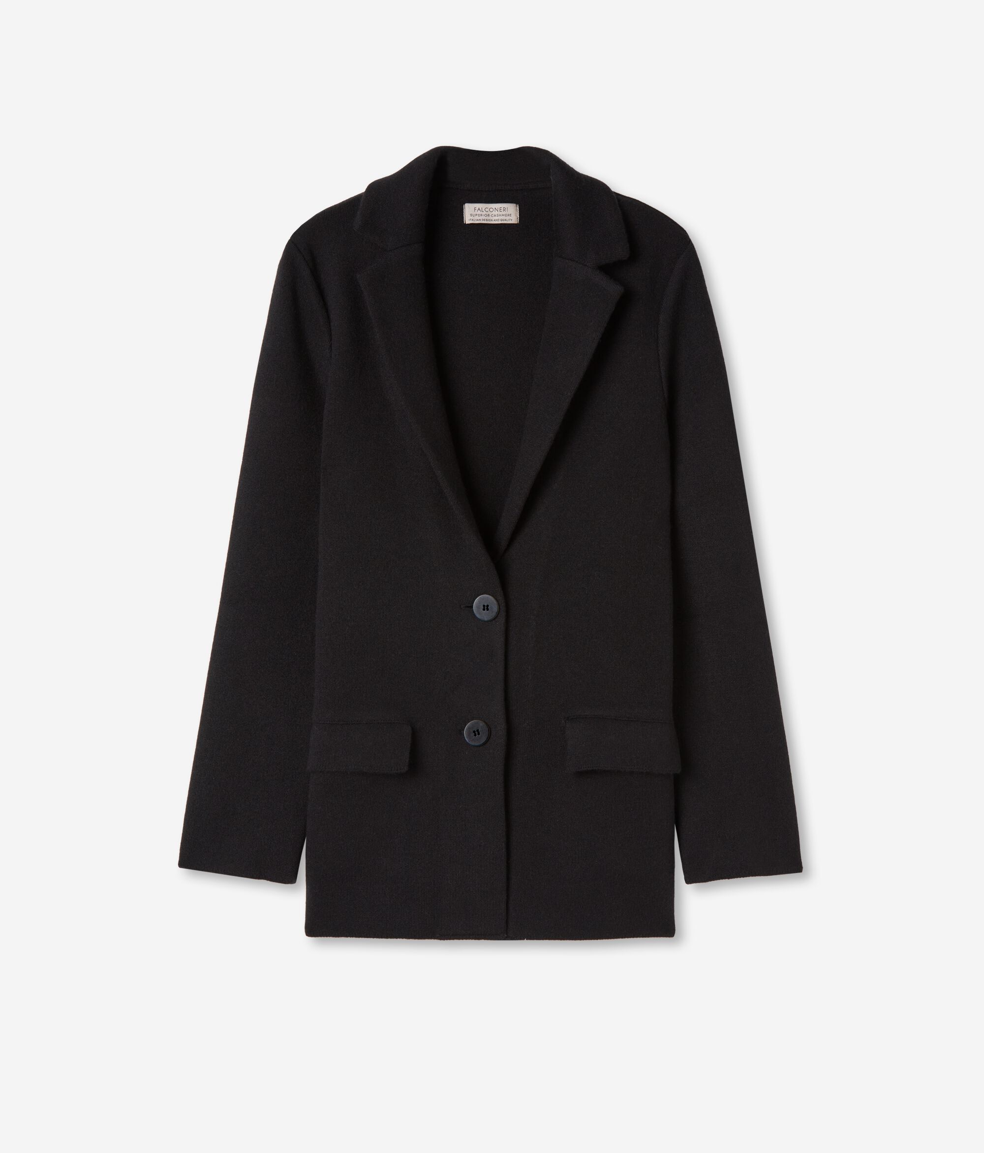 Chaqueta de tweed en Cashmere Ultrasoft