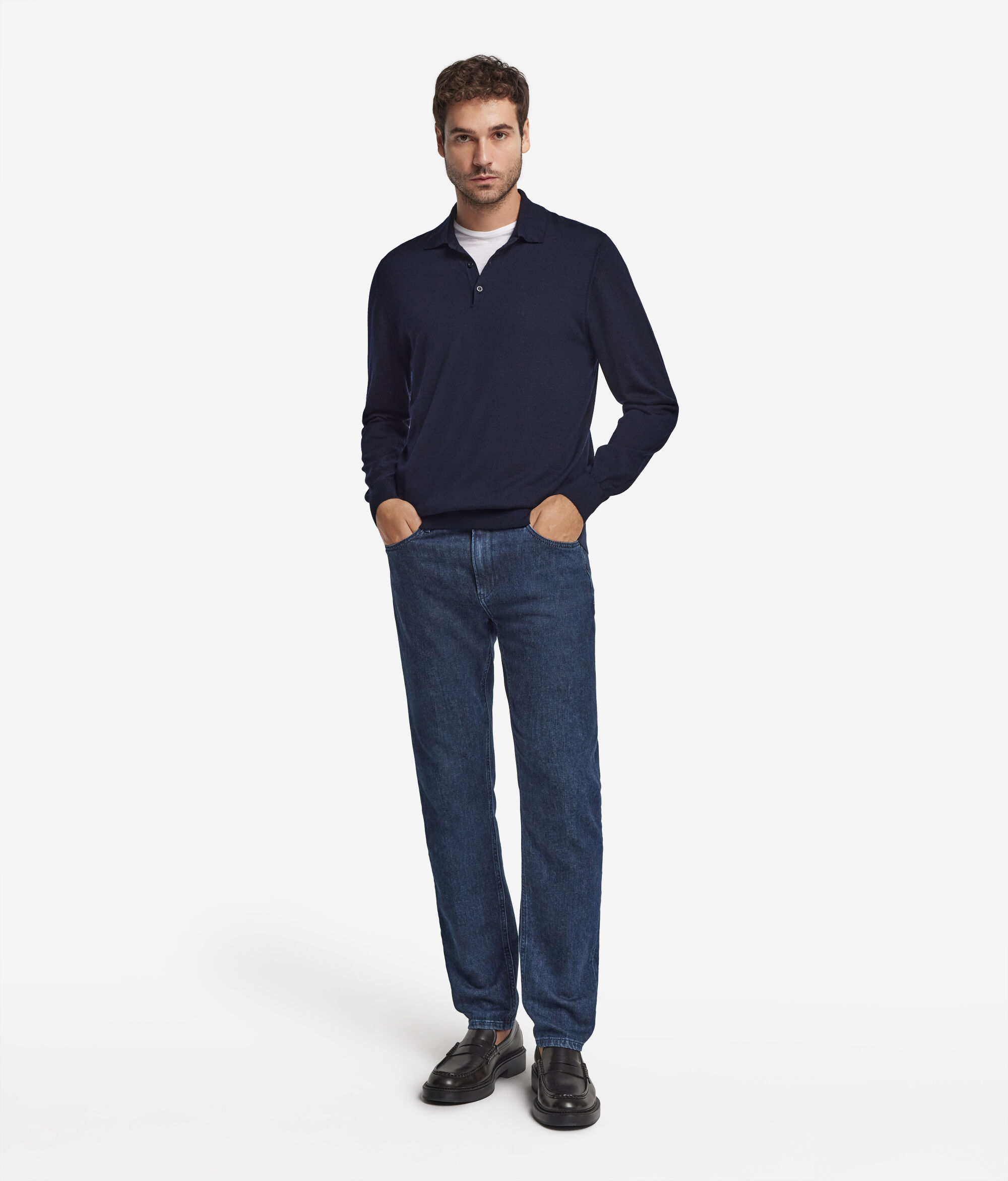 Poloshirt aus Kaschmir Ultrafine