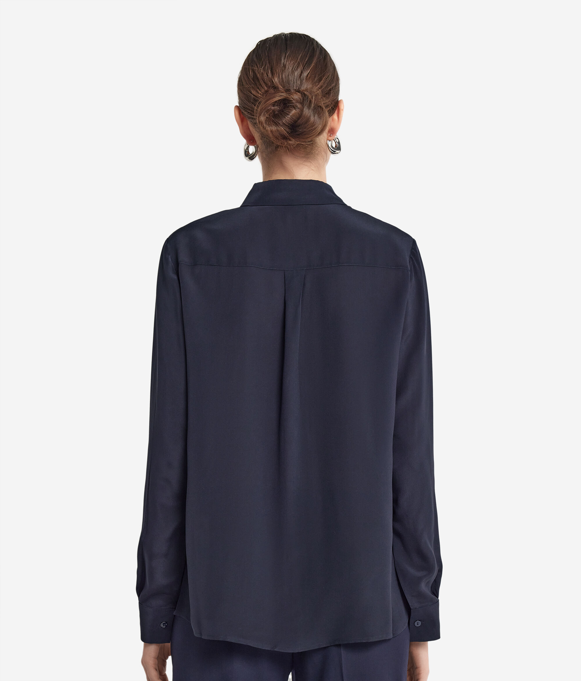Camicia con Colletto in Seta