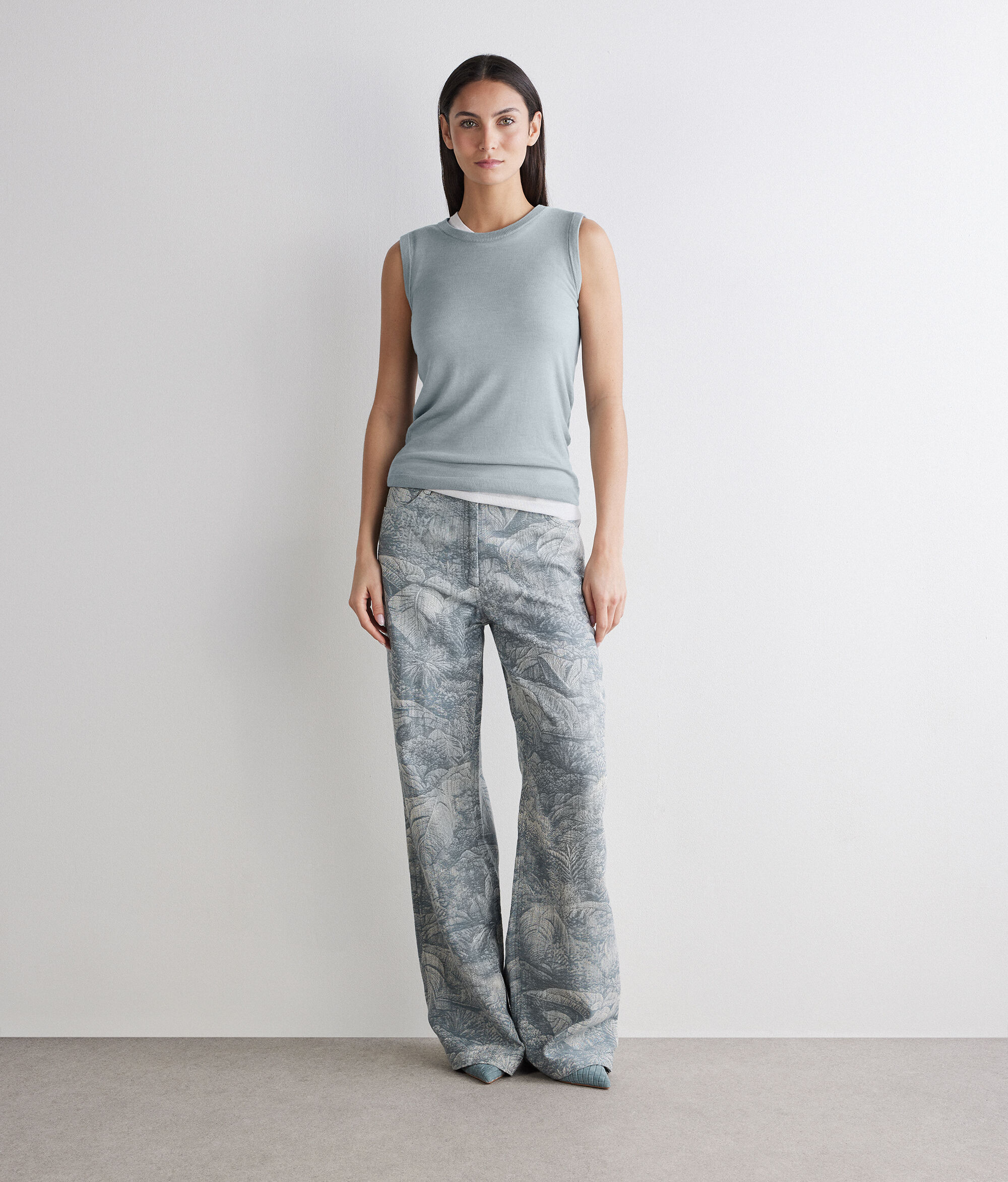 Basic-Tanktop aus Kaschmir Airfine