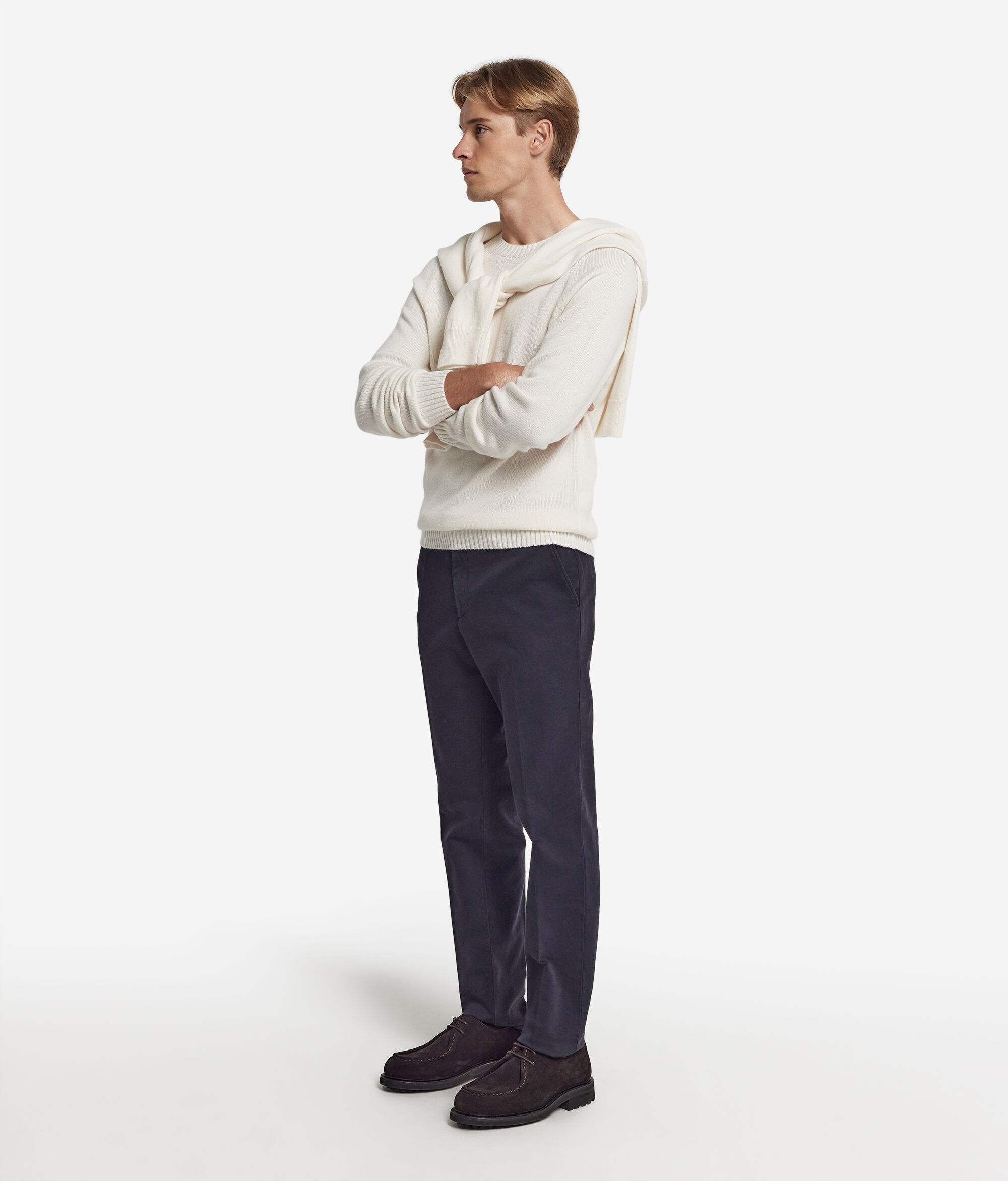 Svetřík s Kulatým Výstřihem z Kašmíru Ultrasoft