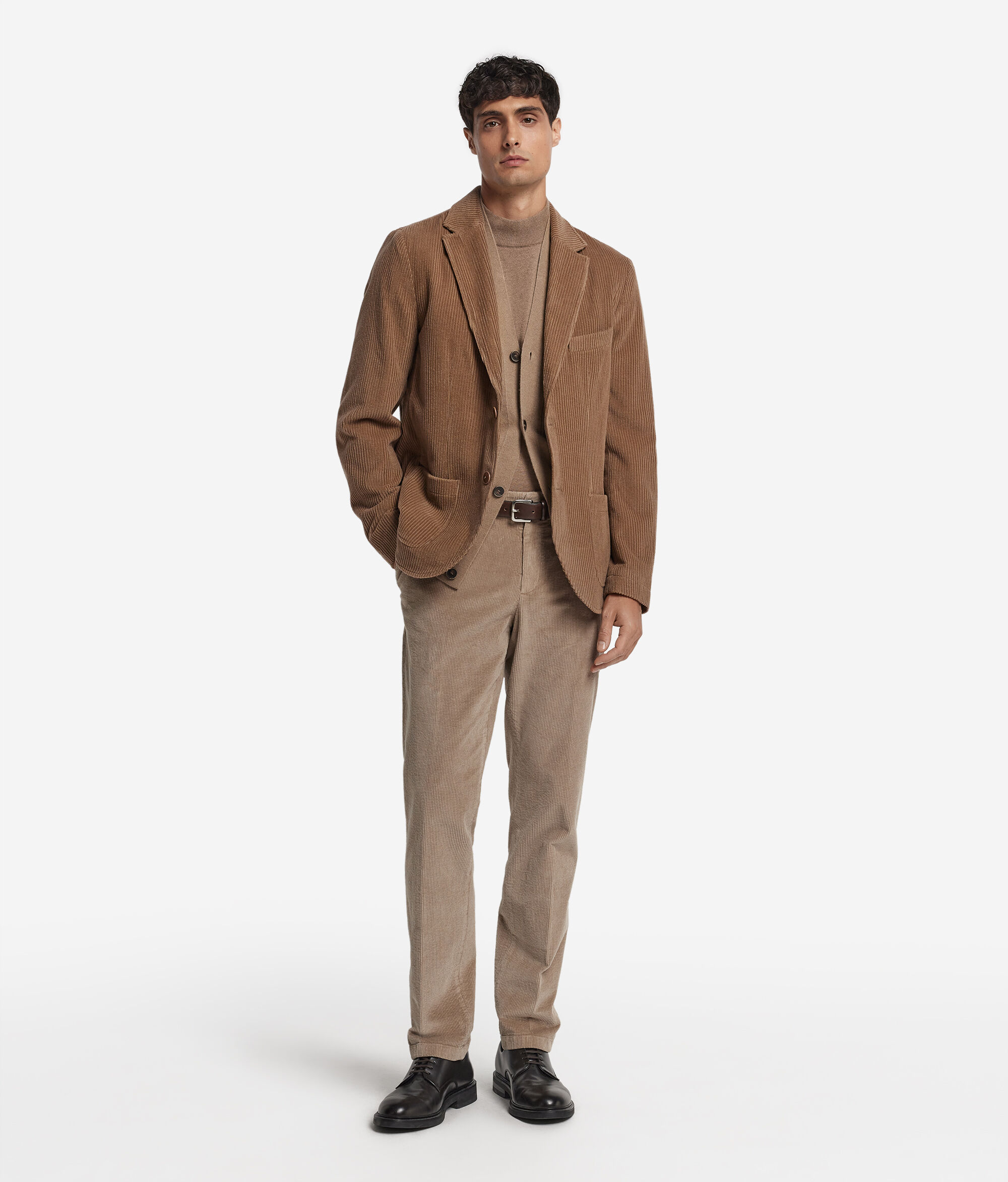 Giacca in velluto di lana e cashmere