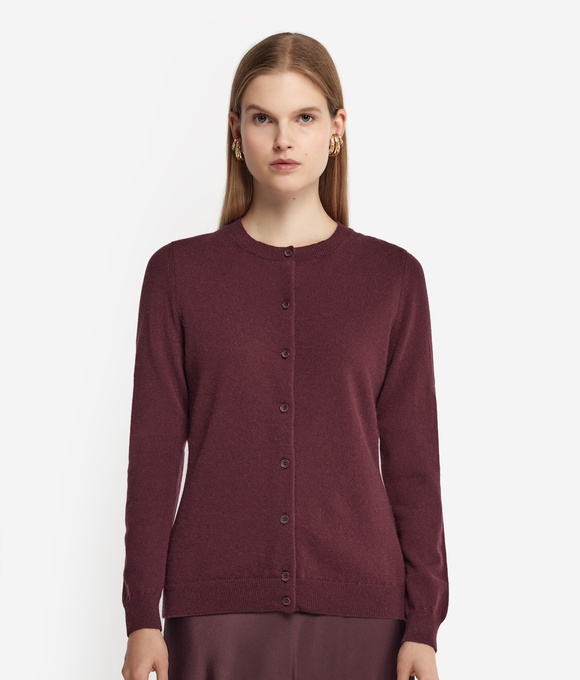 Rebeca con cuello redondo de cashmere ultrasoft