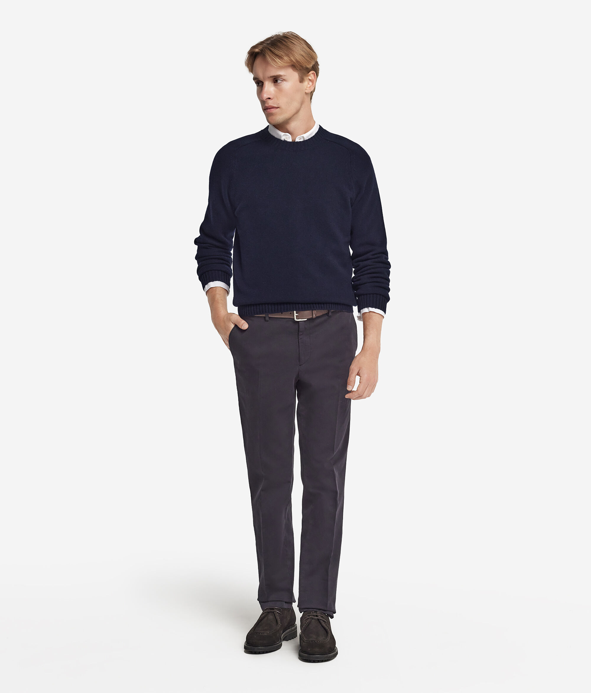 Jersei de coll rodó de Cashmere Ultrasoft