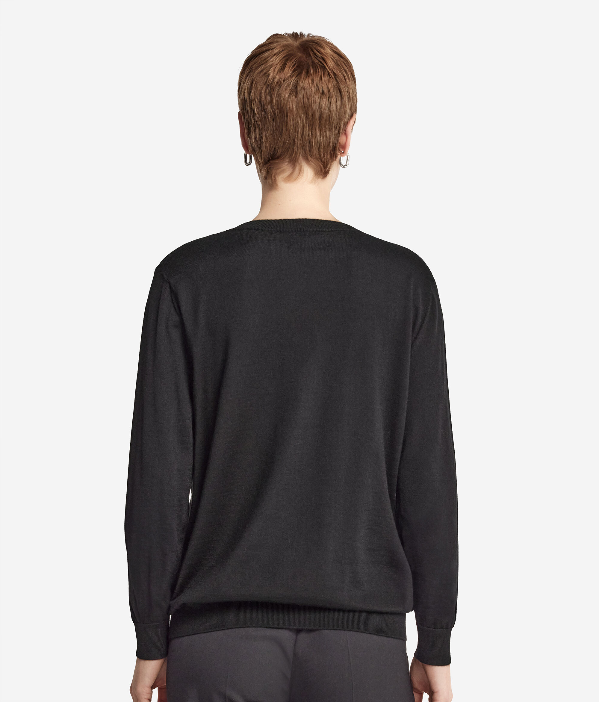 Pullover mit V-Ausschnitt aus Kaschmir Ultrafine