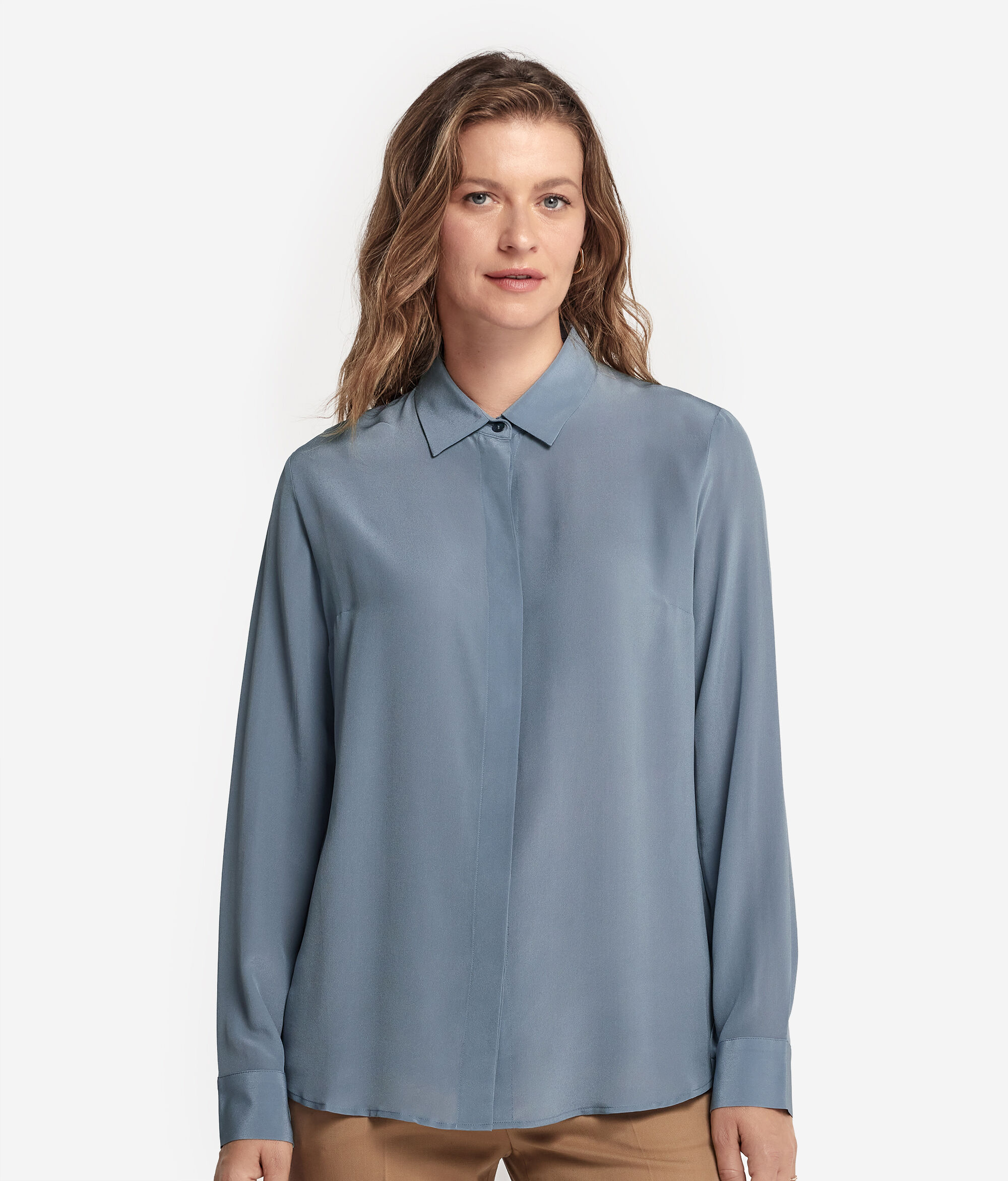 Silk Collared Shirt