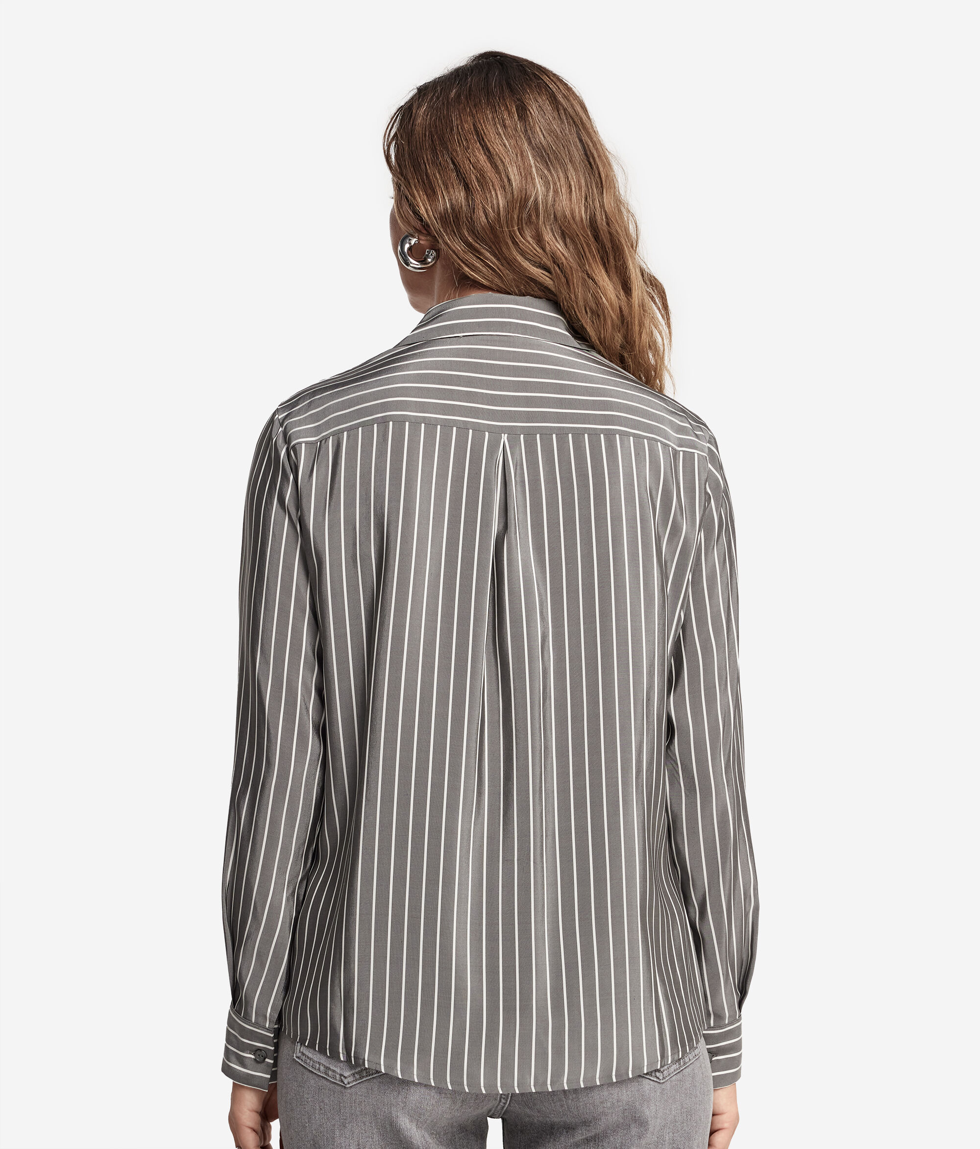 Striped Silk Shirt