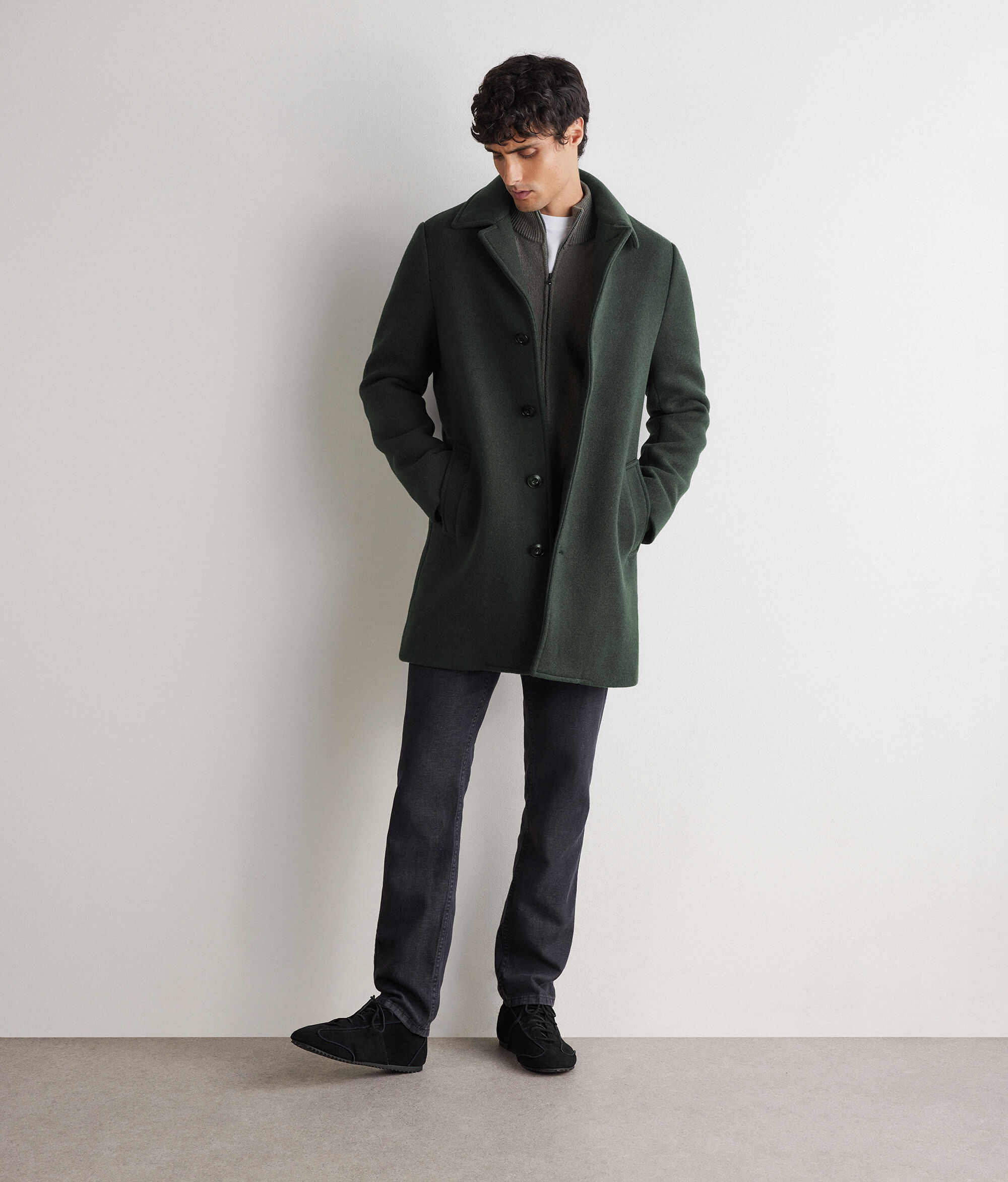 Ultrasoft Cashmere Single-Breasted Coat