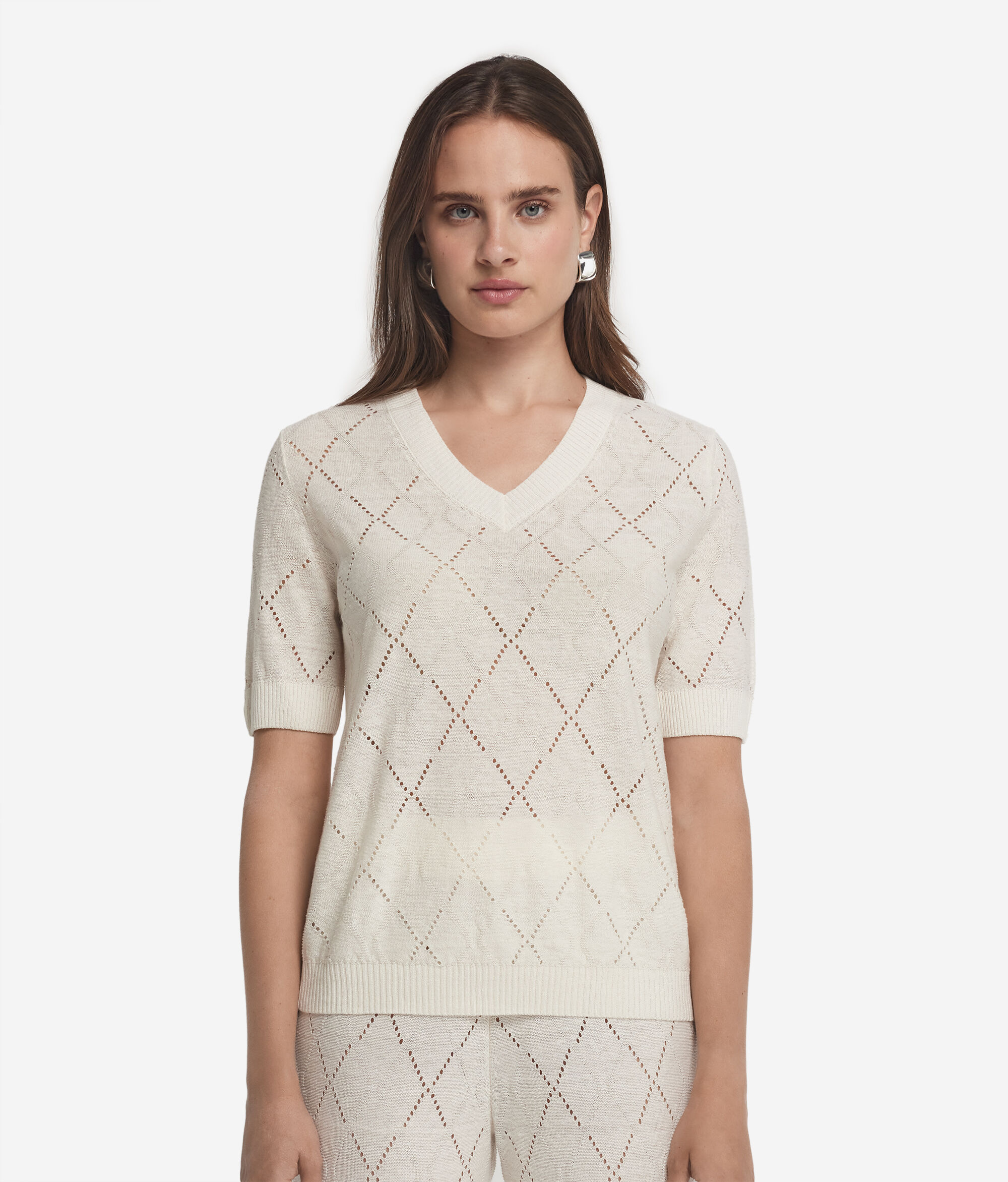 T-shirt w romby