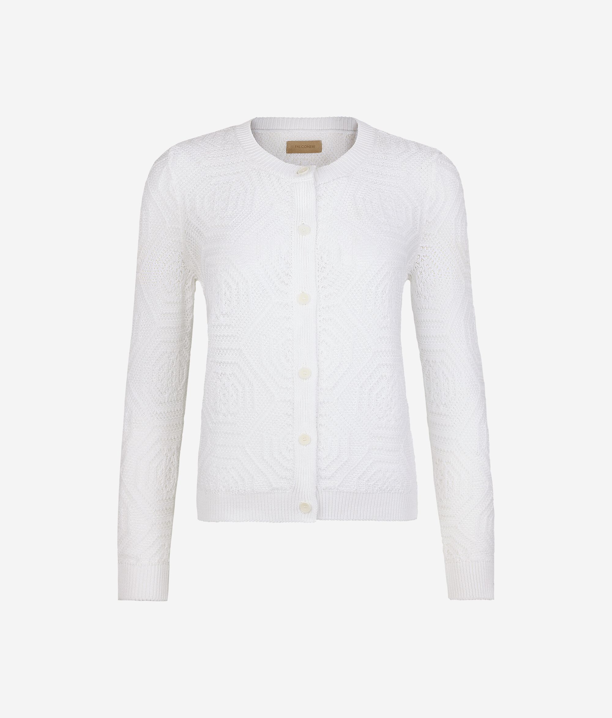 Cardigan cu model geometric