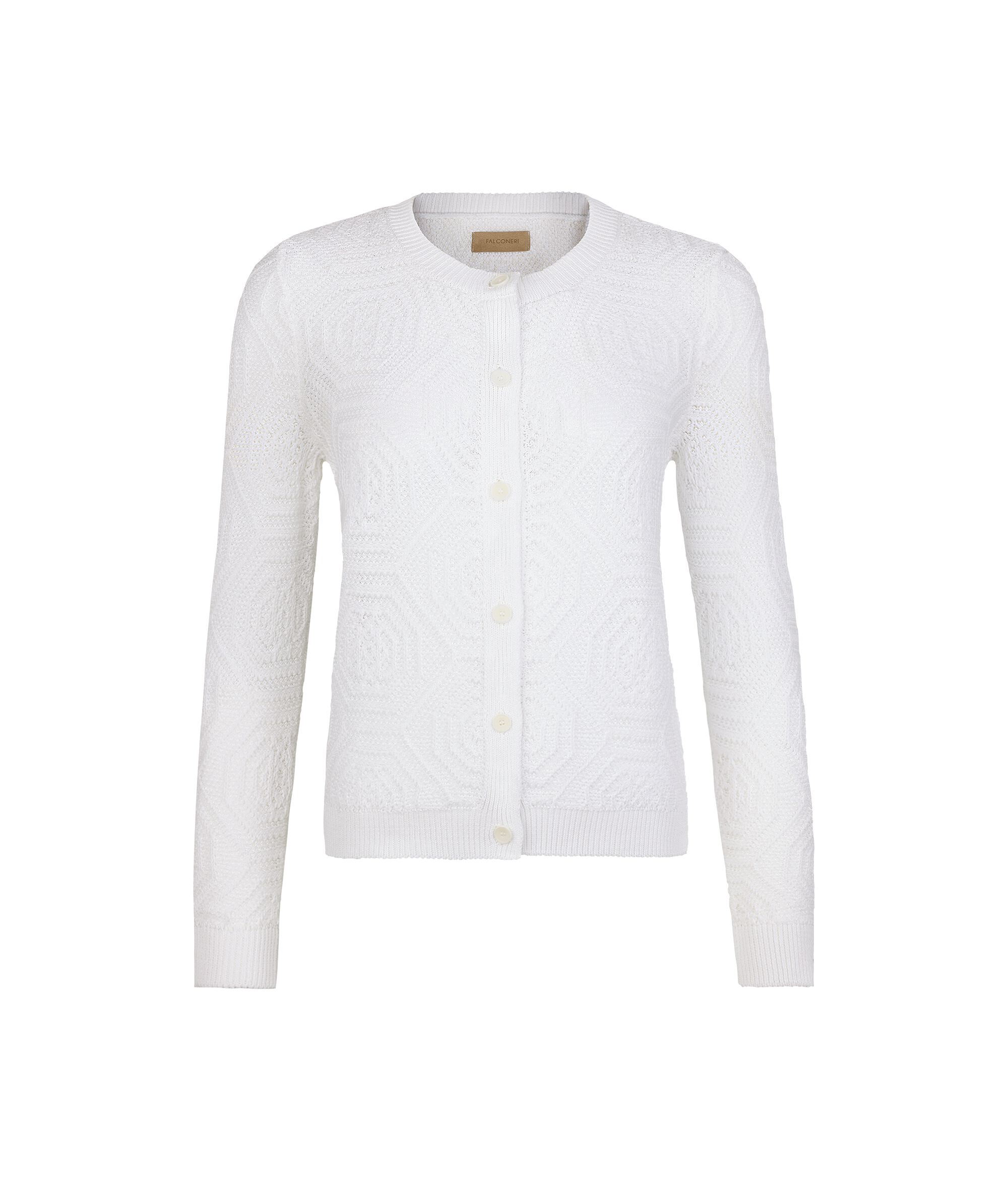 Cardigan cu model geometric