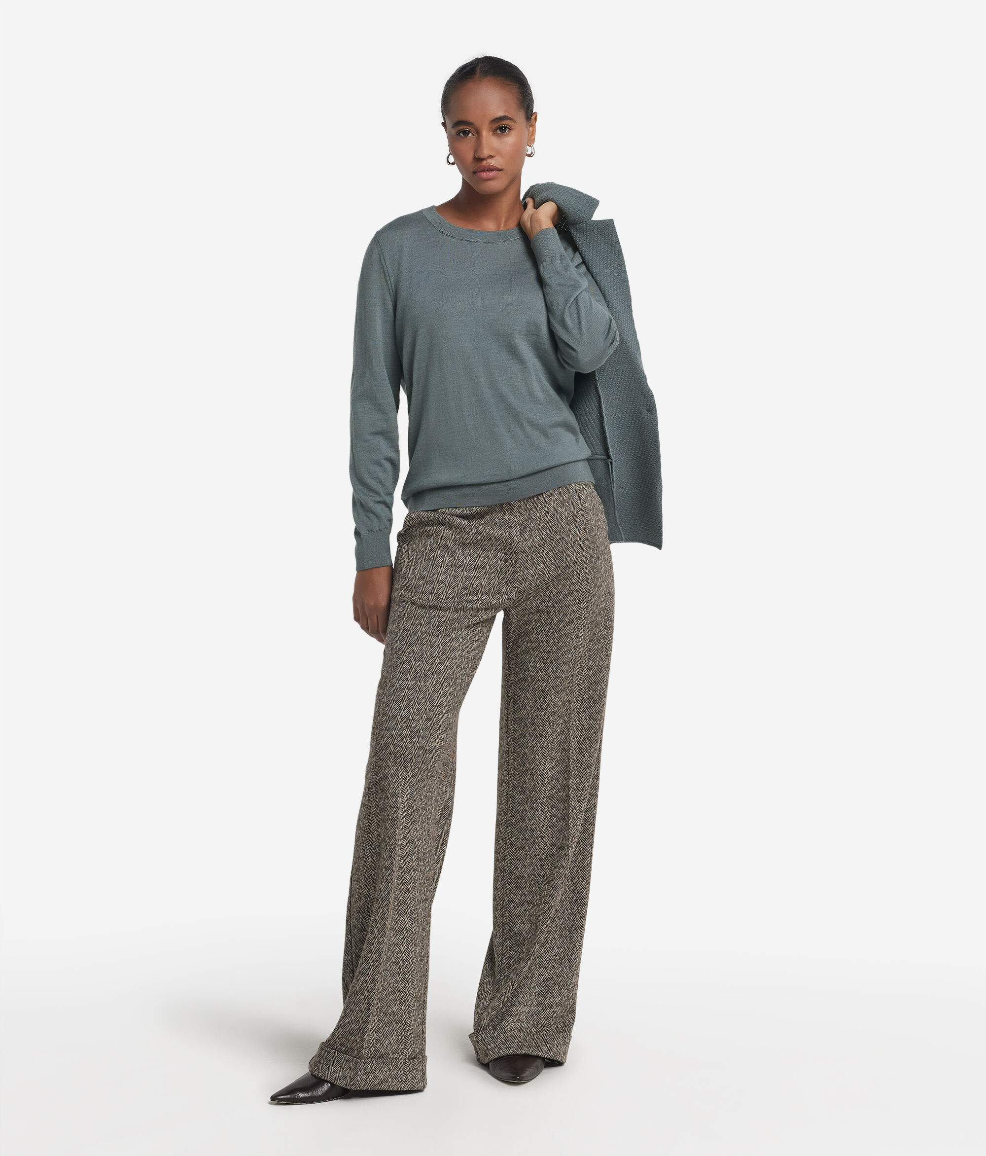 Crew Neck Ultrafine Cashmere Jumper