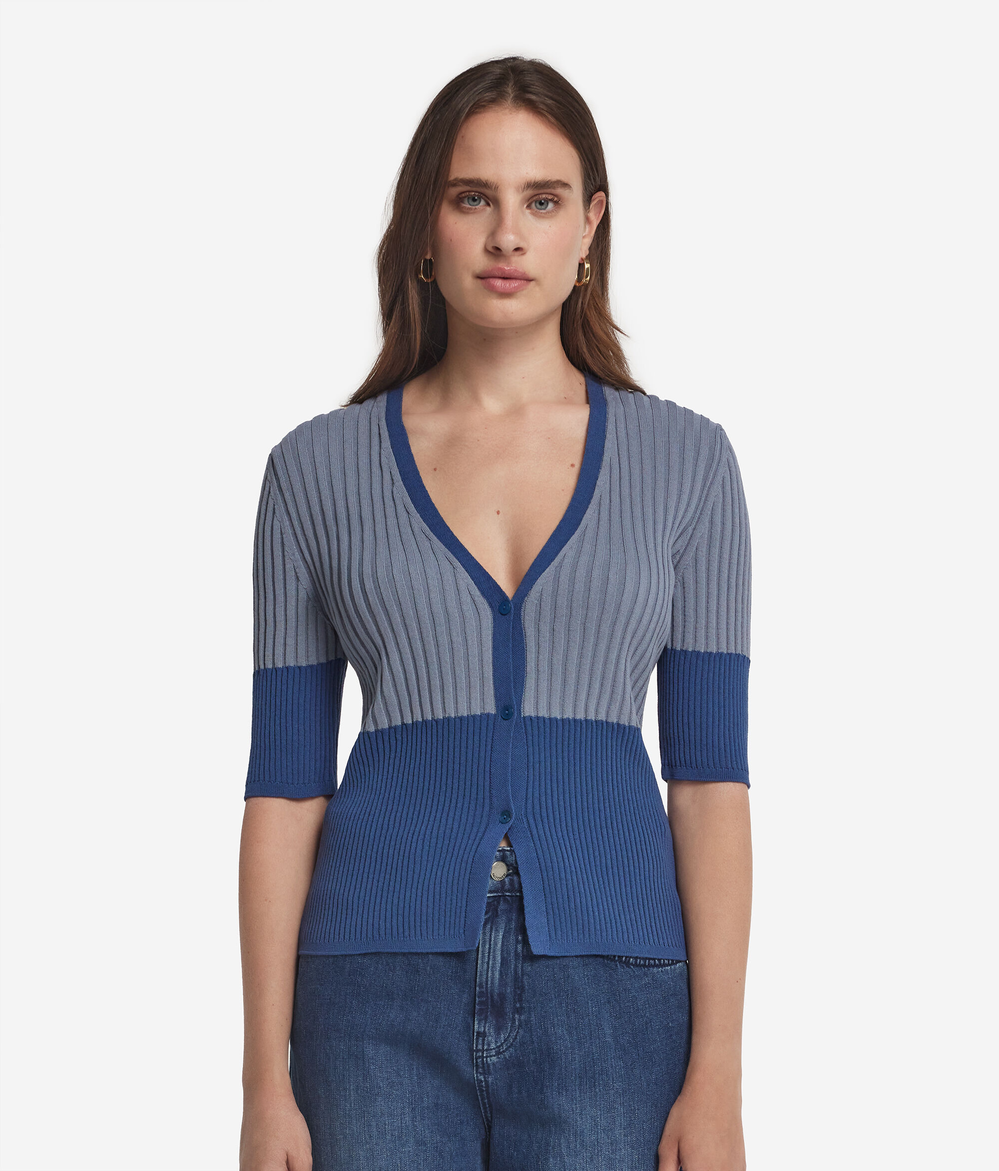 Ribbed Cotton Shrug