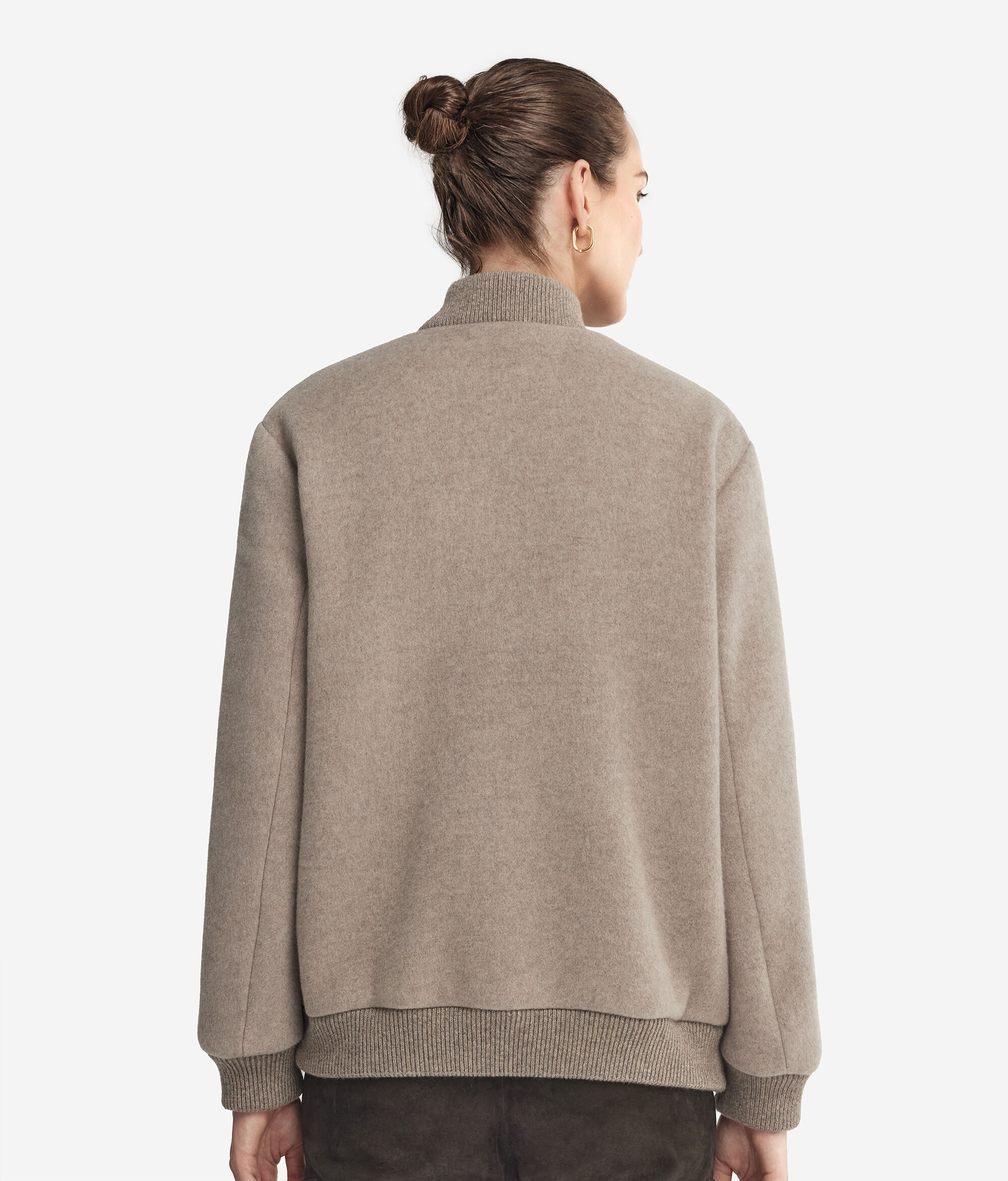 Cashmere Bomber Jacket