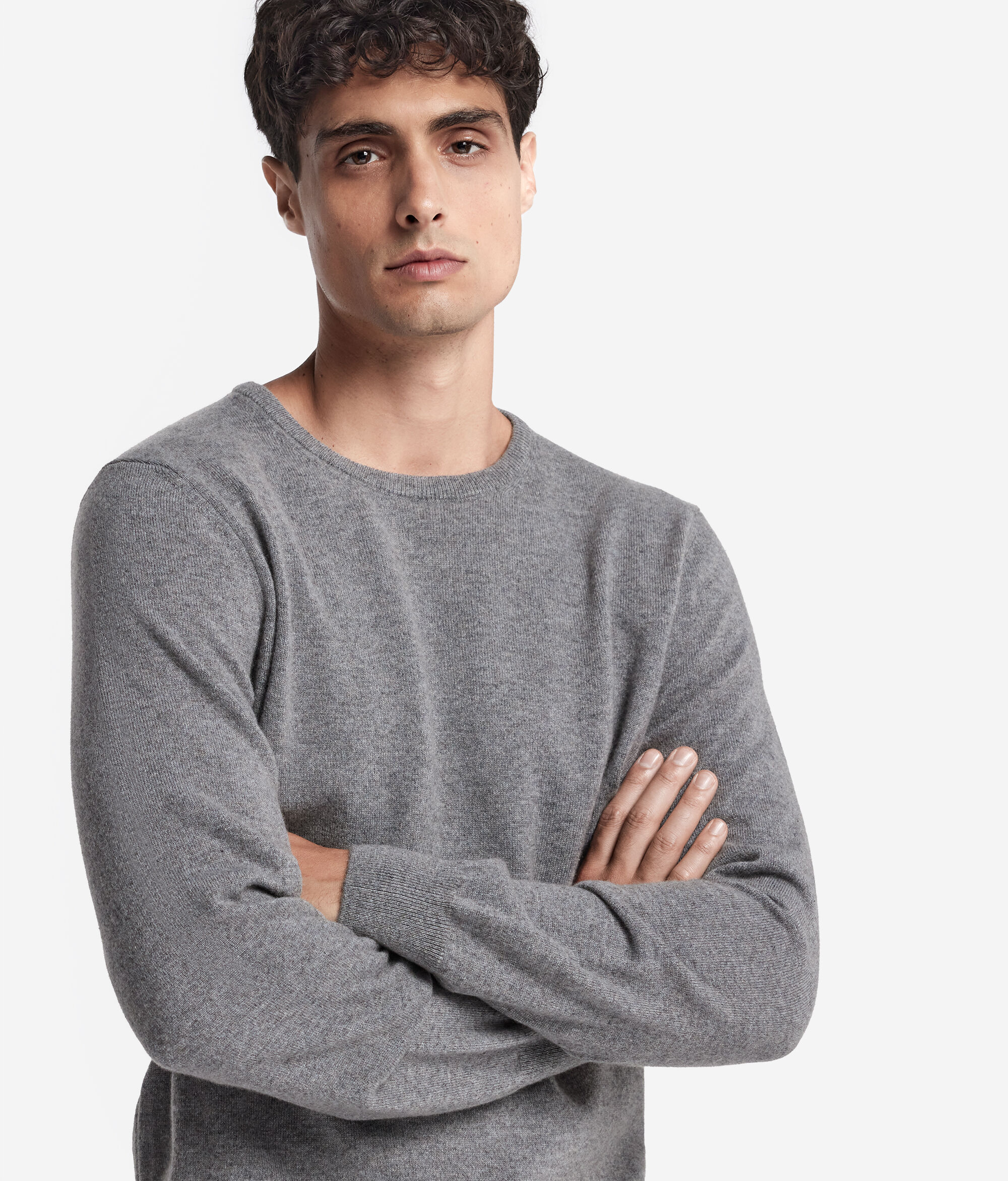Svetřík s Kulatým Výstřihem z Kašmíru Ultrasoft