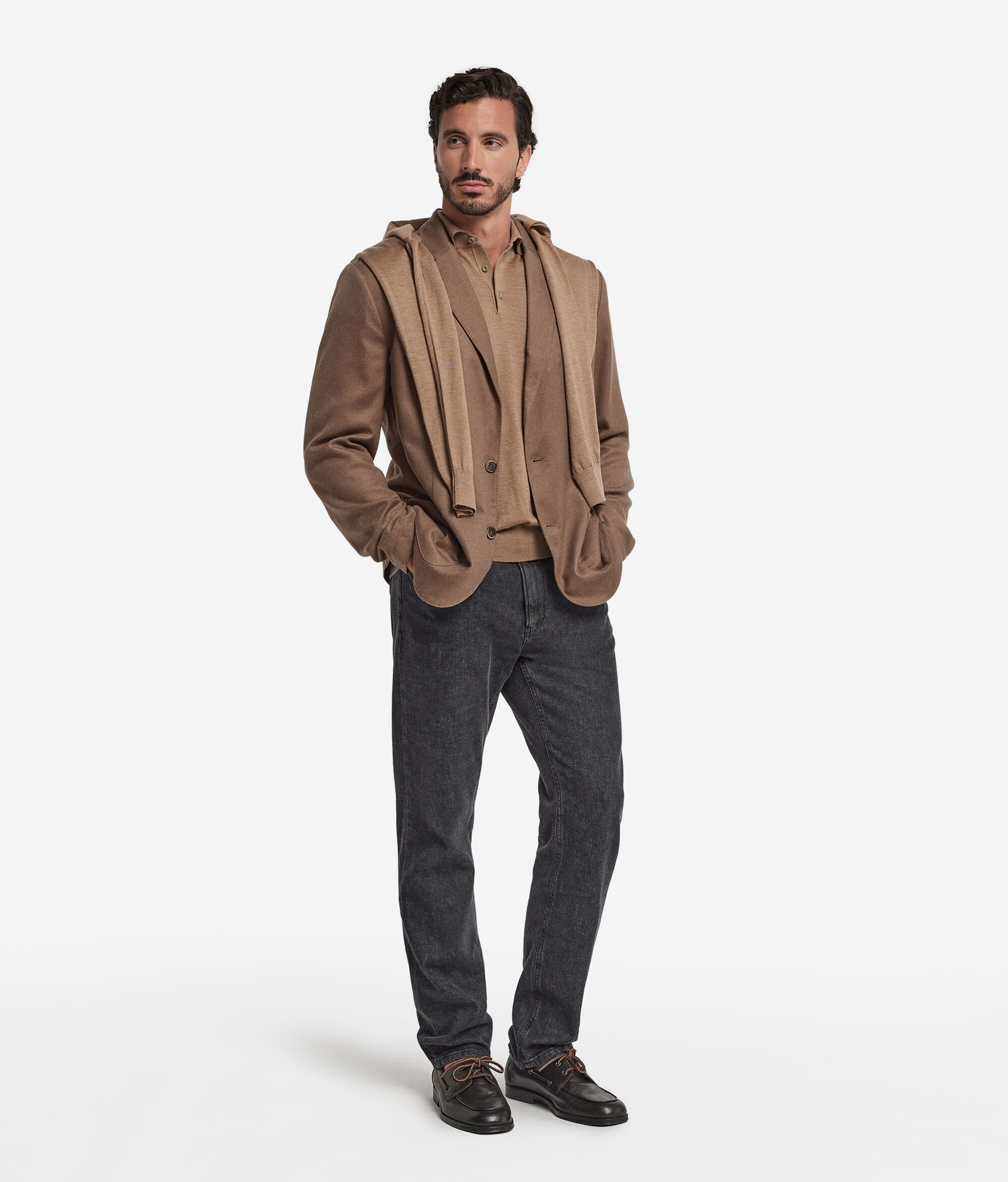 Cashmere and silk jacket