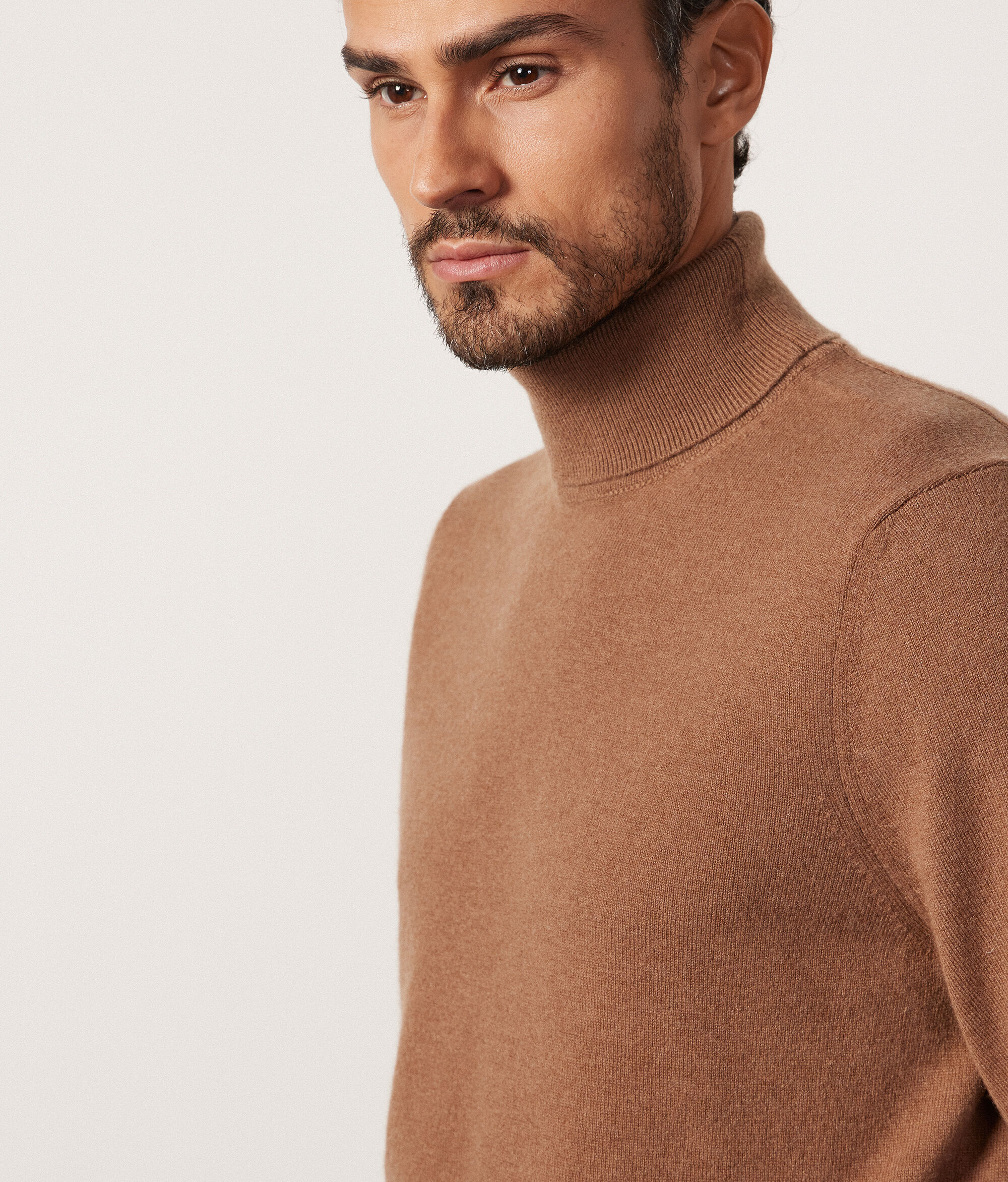 Col roulé homme en cachemire ultra-doux