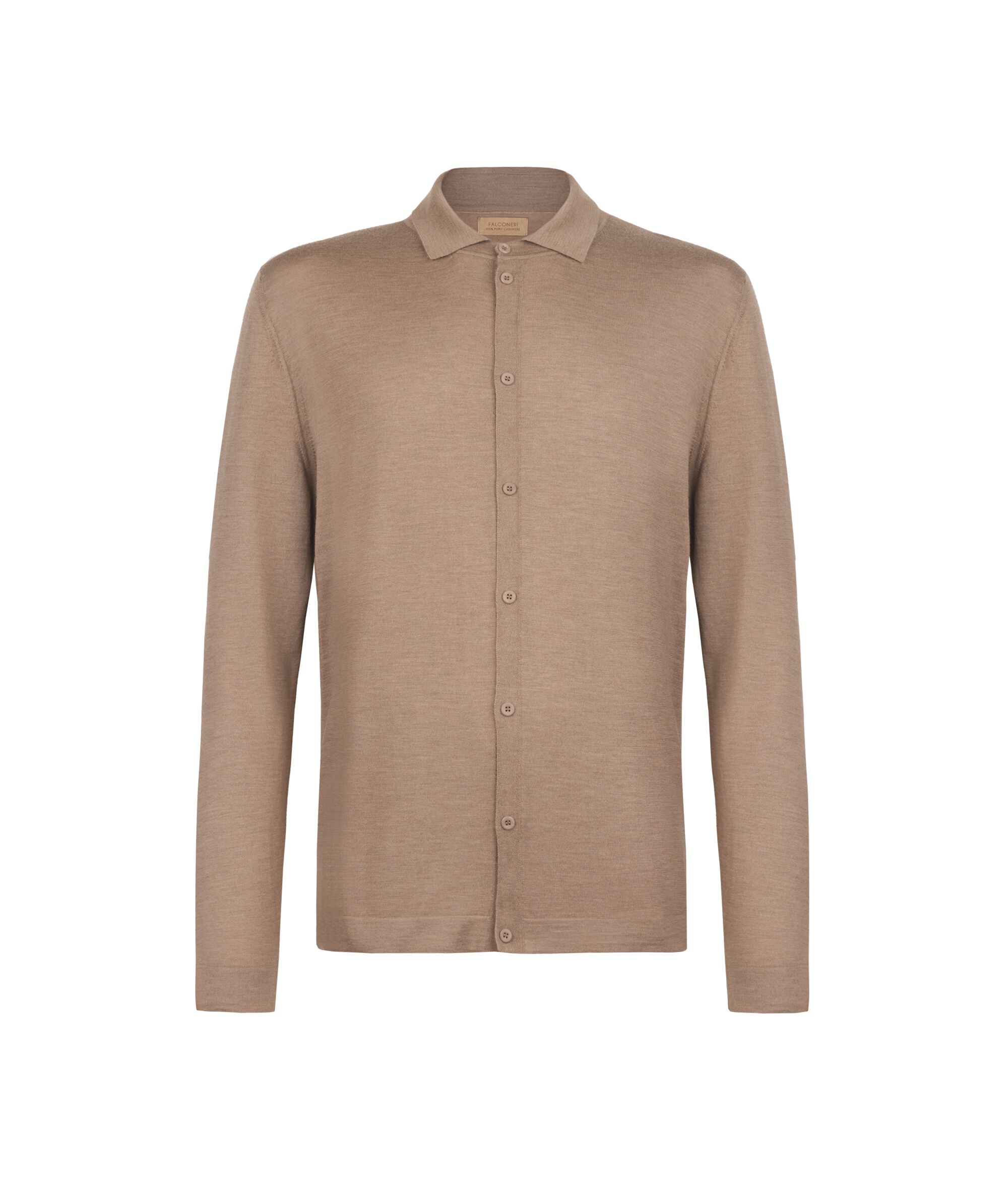 Camisa de punto en cashmere ultrafine