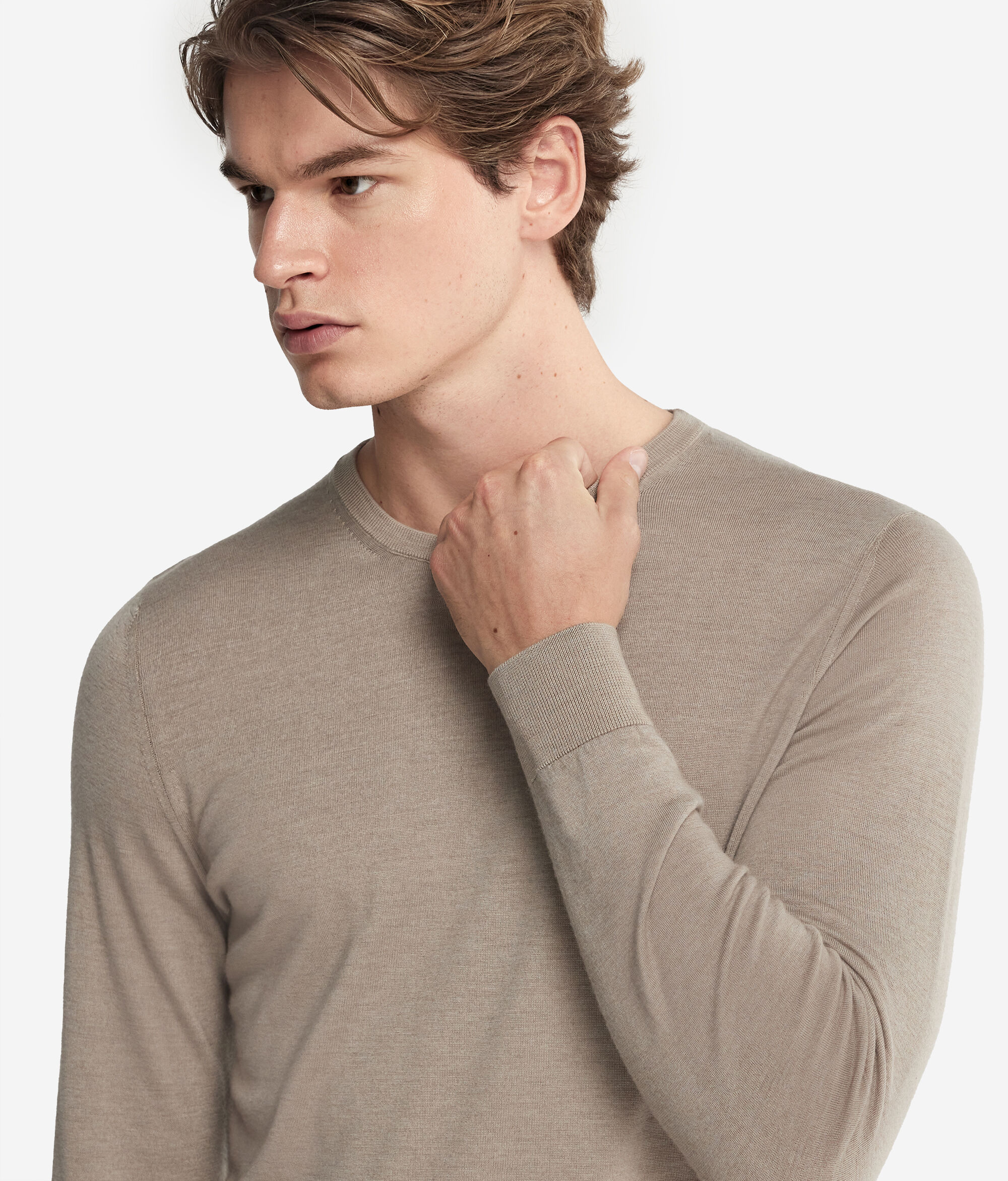 Round-Neck Ultrafine Cashmere Jumper