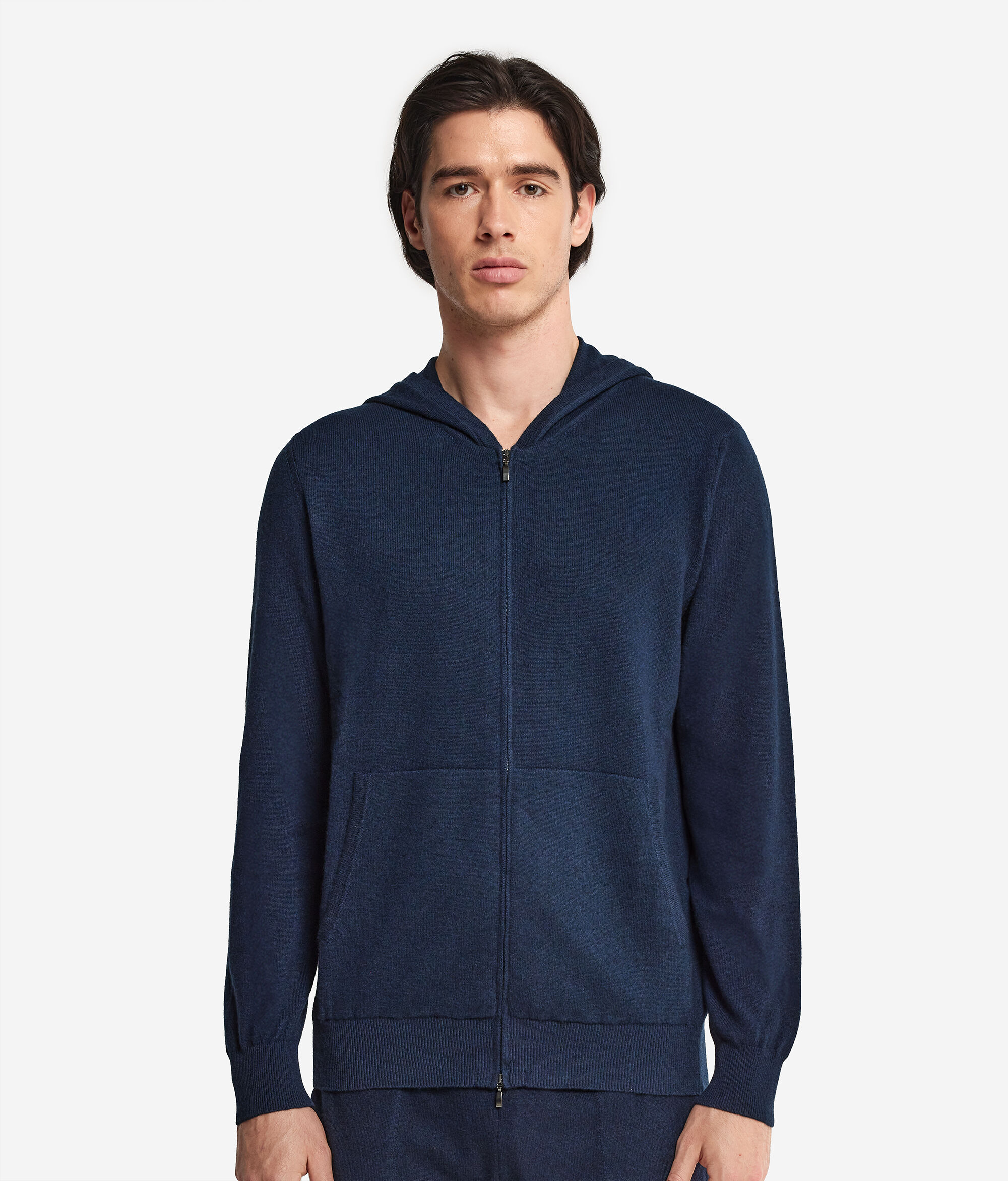 Felpa Full Zip in Cashmere Ultrasoft