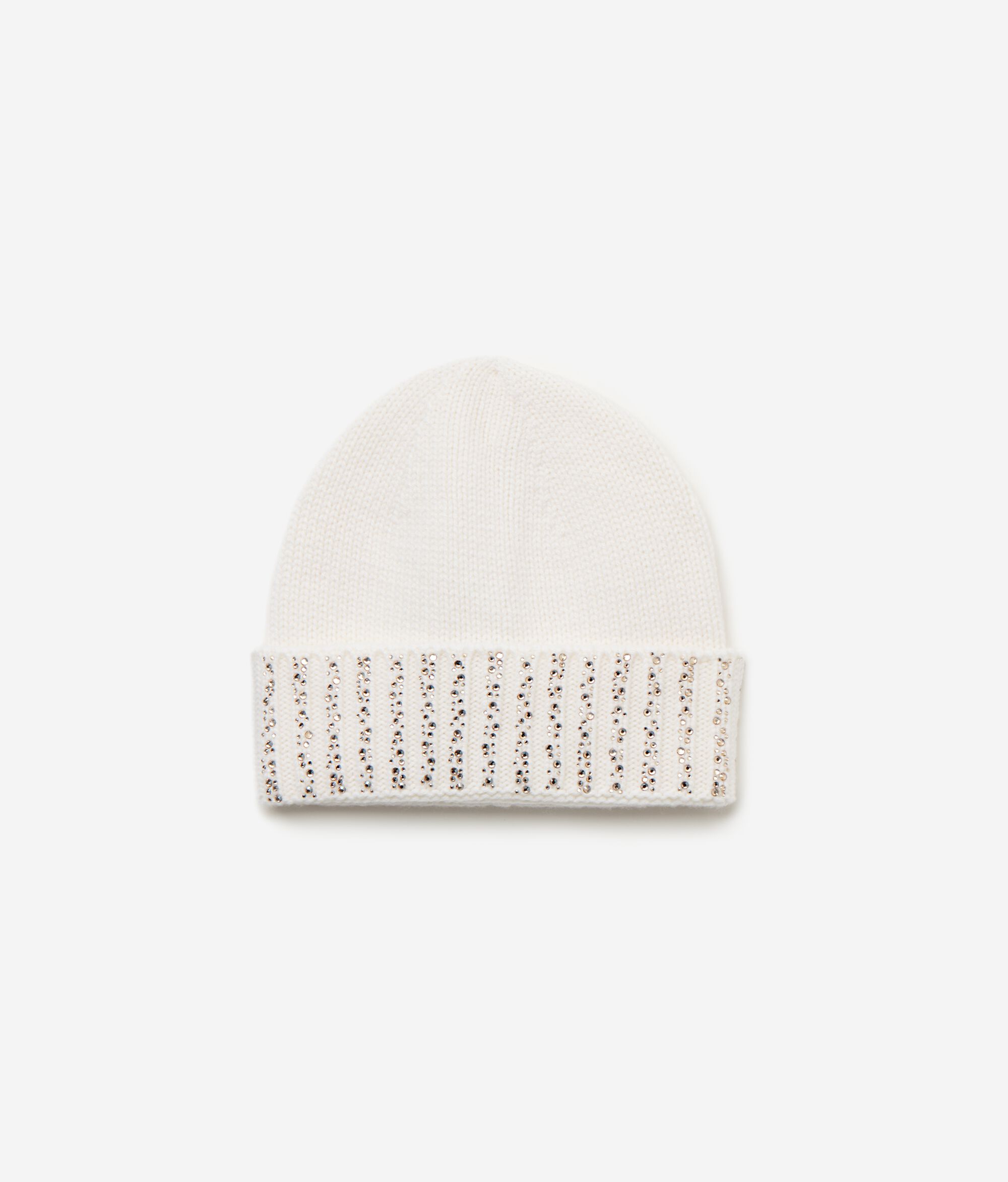 Cappello con Strass in Cashmere