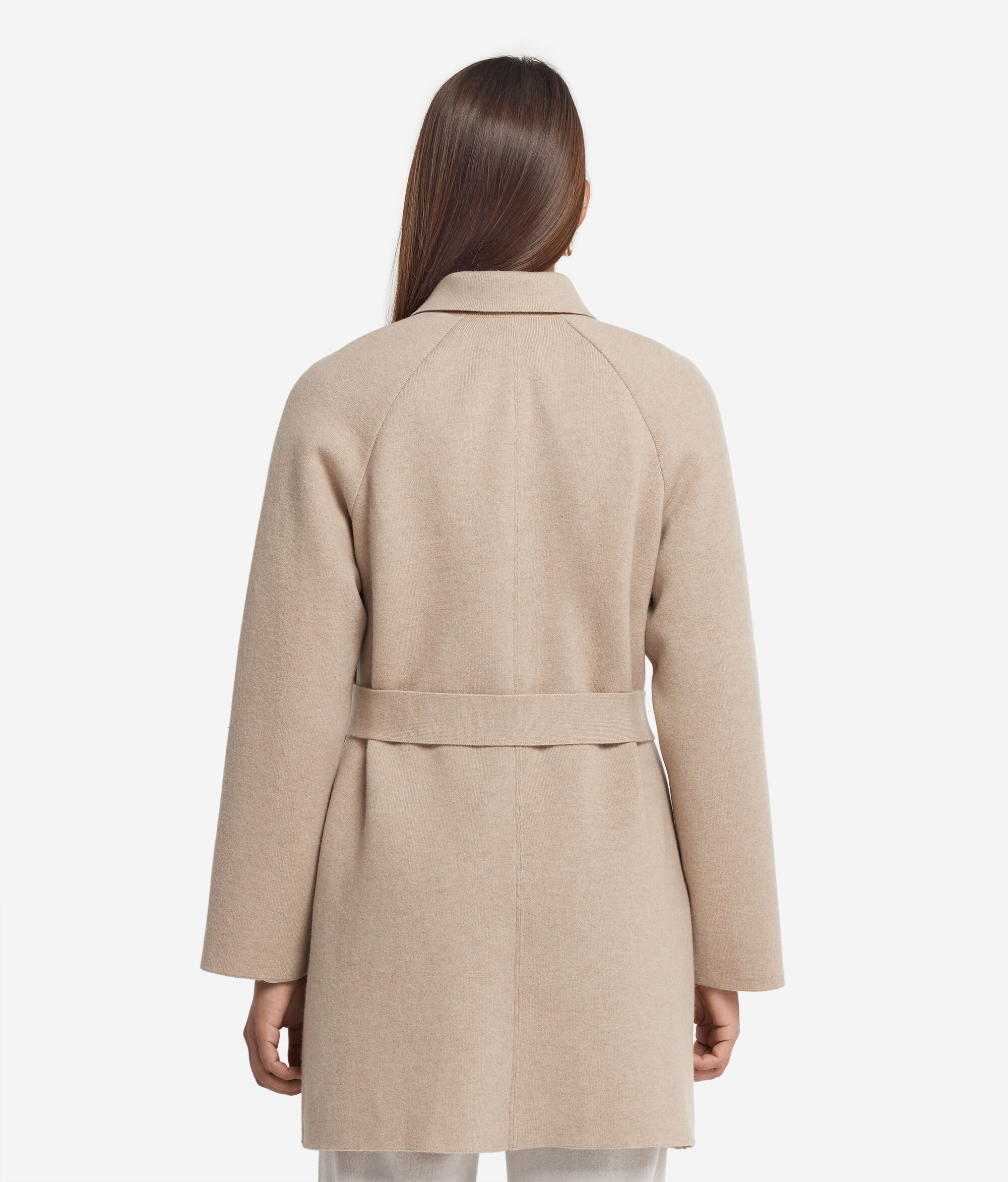Manteau en cachemire ultra-doux à col
